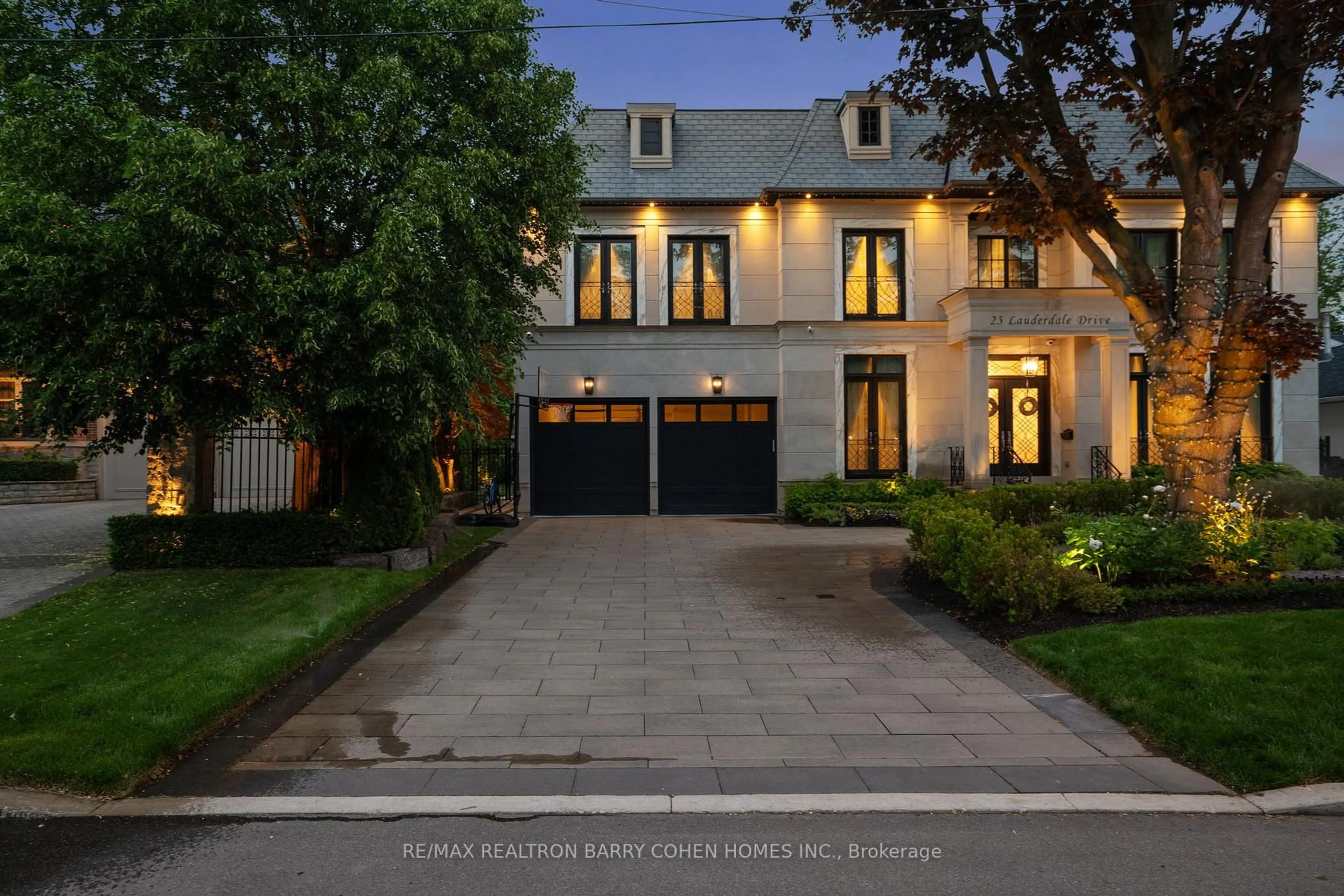 Home with brick exterior material, street for 23 Lauderdale Dr, Toronto Ontario M2L 2A8