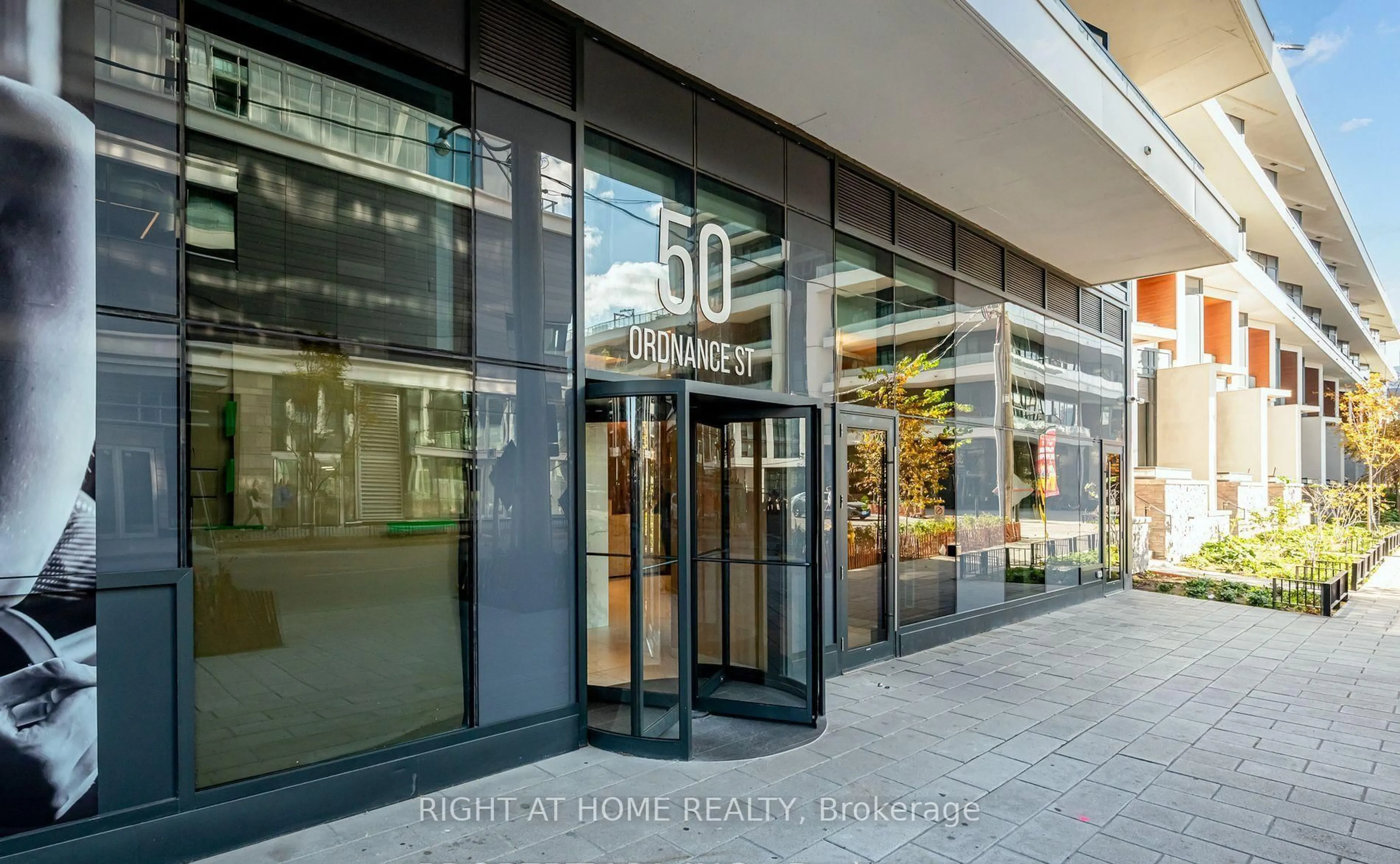 Indoor foyer for 50 Ordnance St #1302, Toronto Ontario M6K 0C9