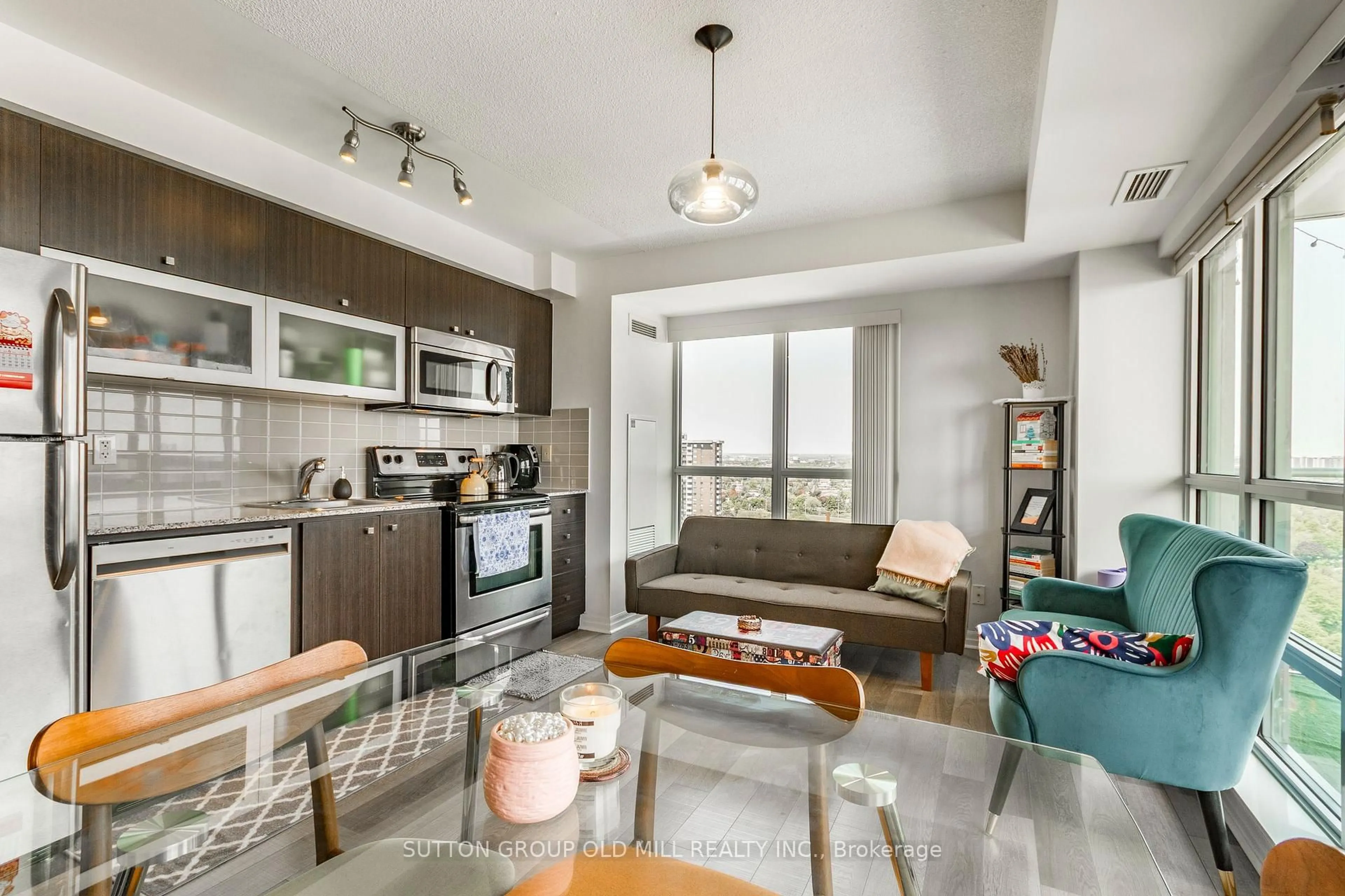 Open concept kitchen, unknown for 2015 Sheppard Ave #1909, Toronto Ontario M2J 0B3