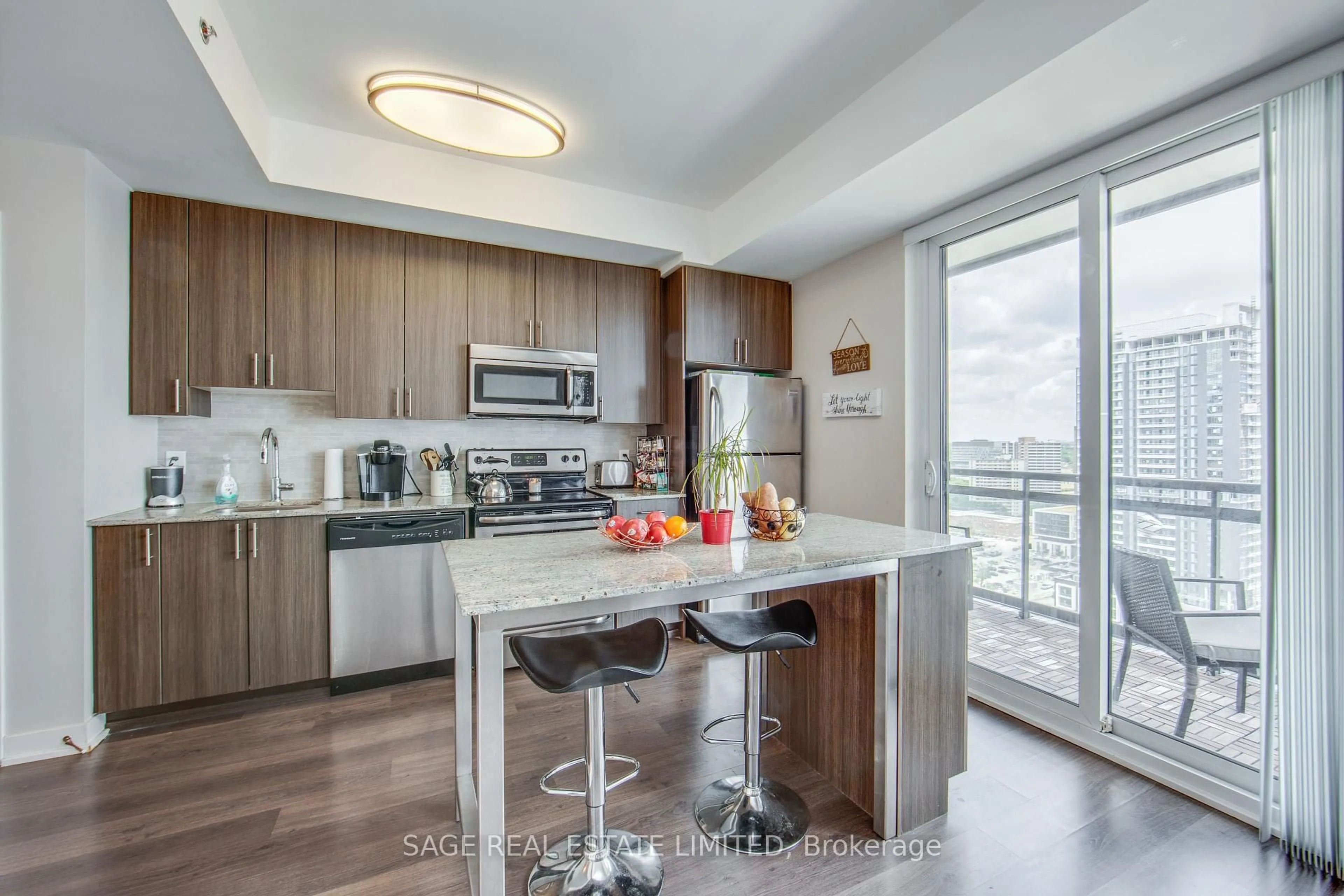 Open concept kitchen, unknown for 225 Sackville St #1912, Toronto Ontario M5A 0B9