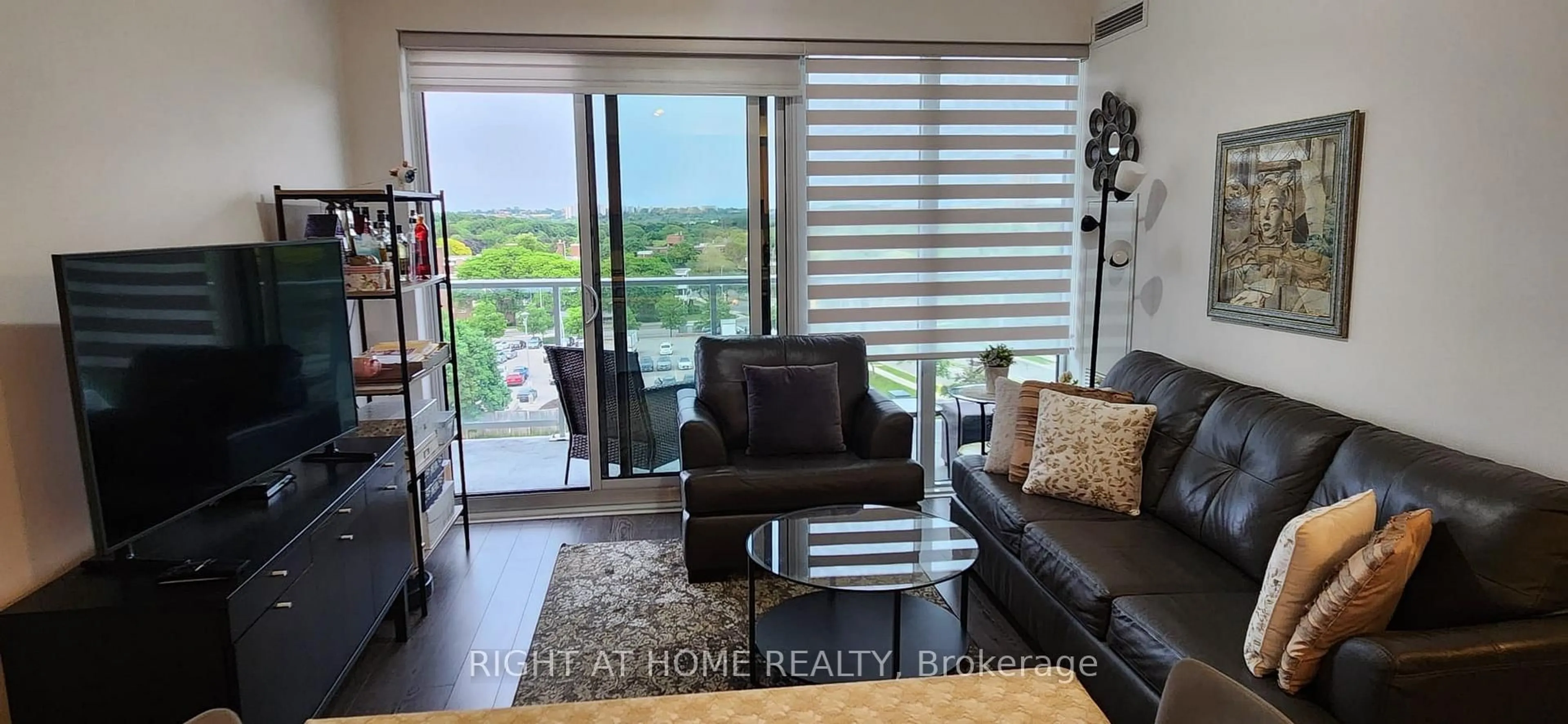 Living room with furniture, unknown for 20 O'Neill Rd #527, Toronto Ontario M3C 0R2