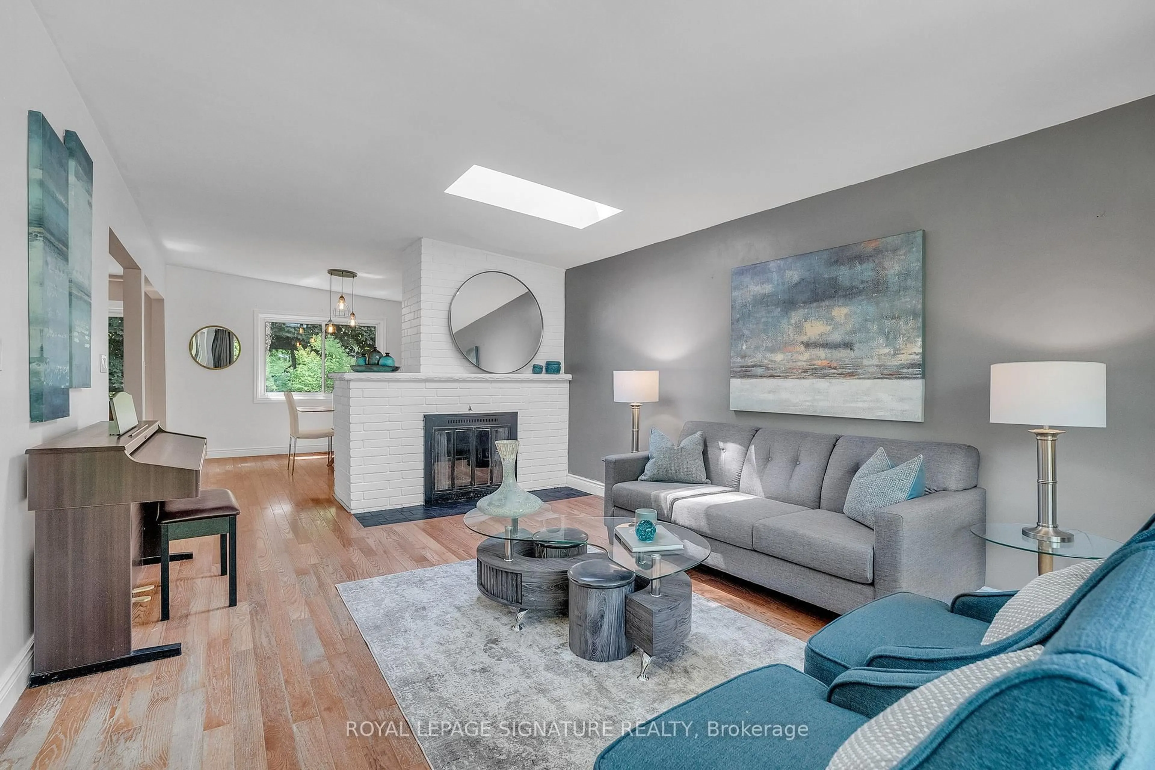 Living room with furniture, unknown for 14 Groveland Cres, Toronto Ontario M3A 3C5