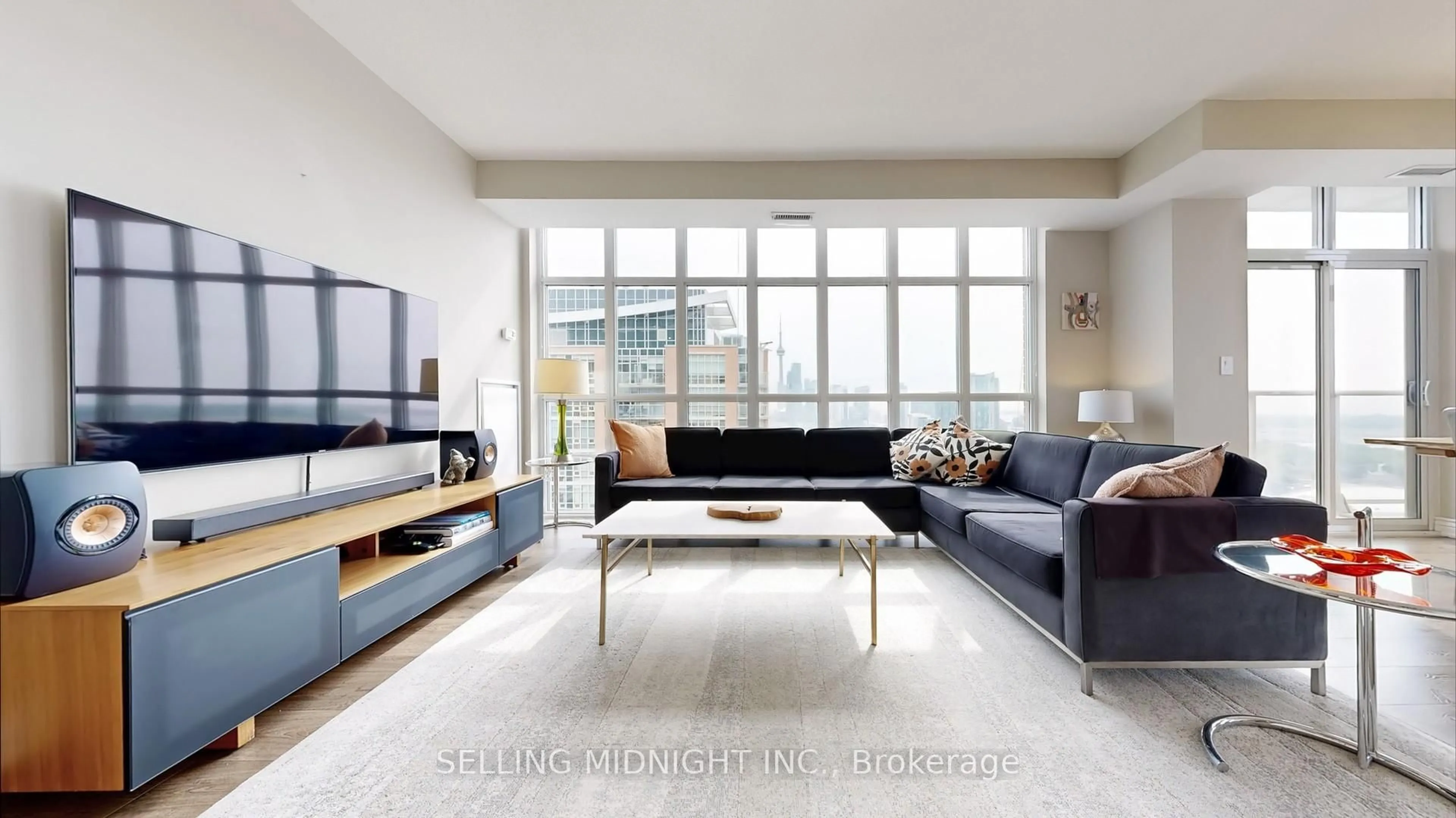 Living room with furniture, unknown for 75 East Liberty St #2203, Toronto Ontario M6K 3R3