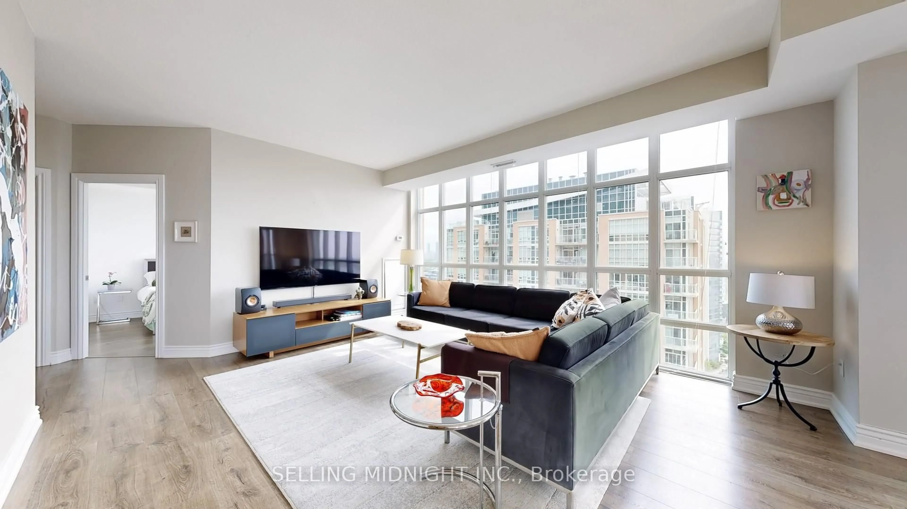 Living room with furniture, unknown for 75 East Liberty St #2203, Toronto Ontario M6K 3R3