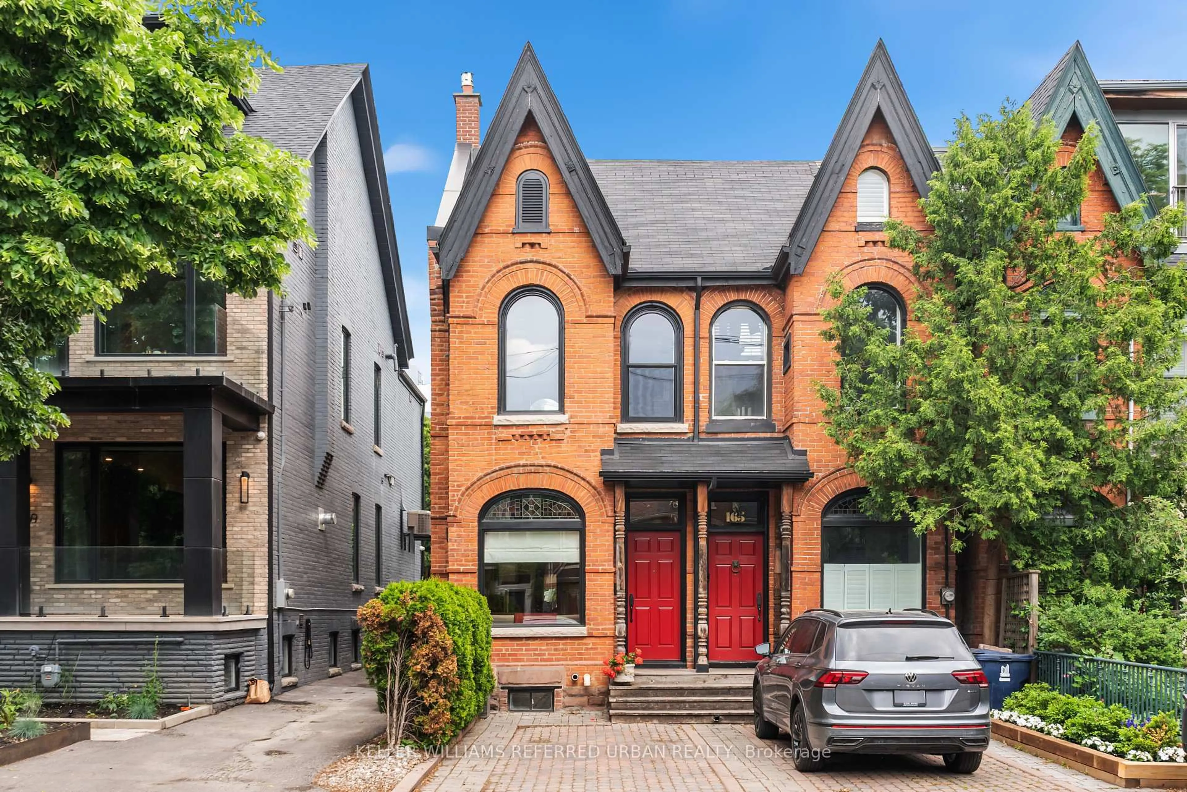 Home with brick exterior material, street for 167 Strachan Ave, Toronto Ontario M6J 2T1