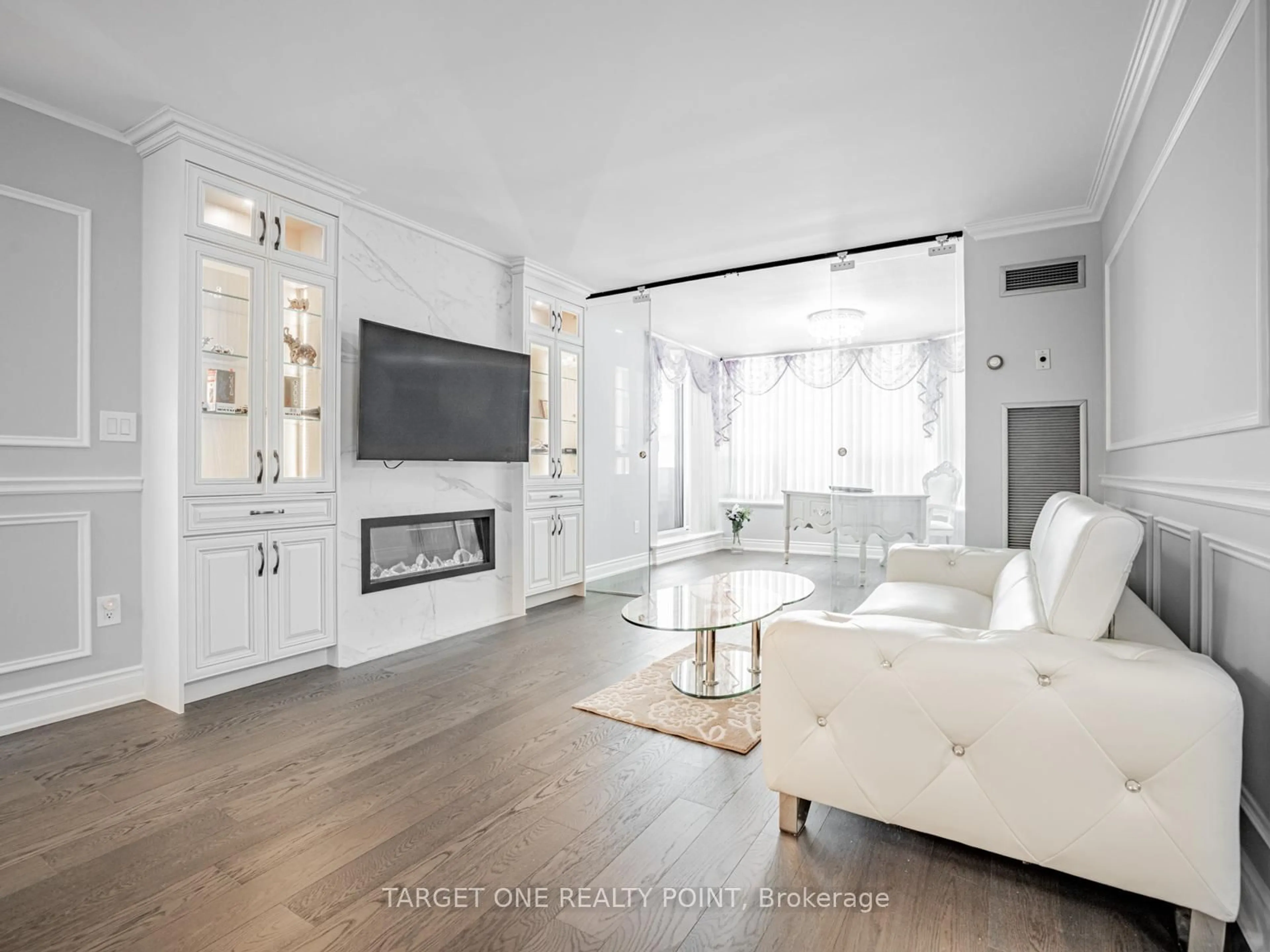 Living room with furniture, unknown for 65 Spring Garden Ave #608, Toronto Ontario M2N 6H9