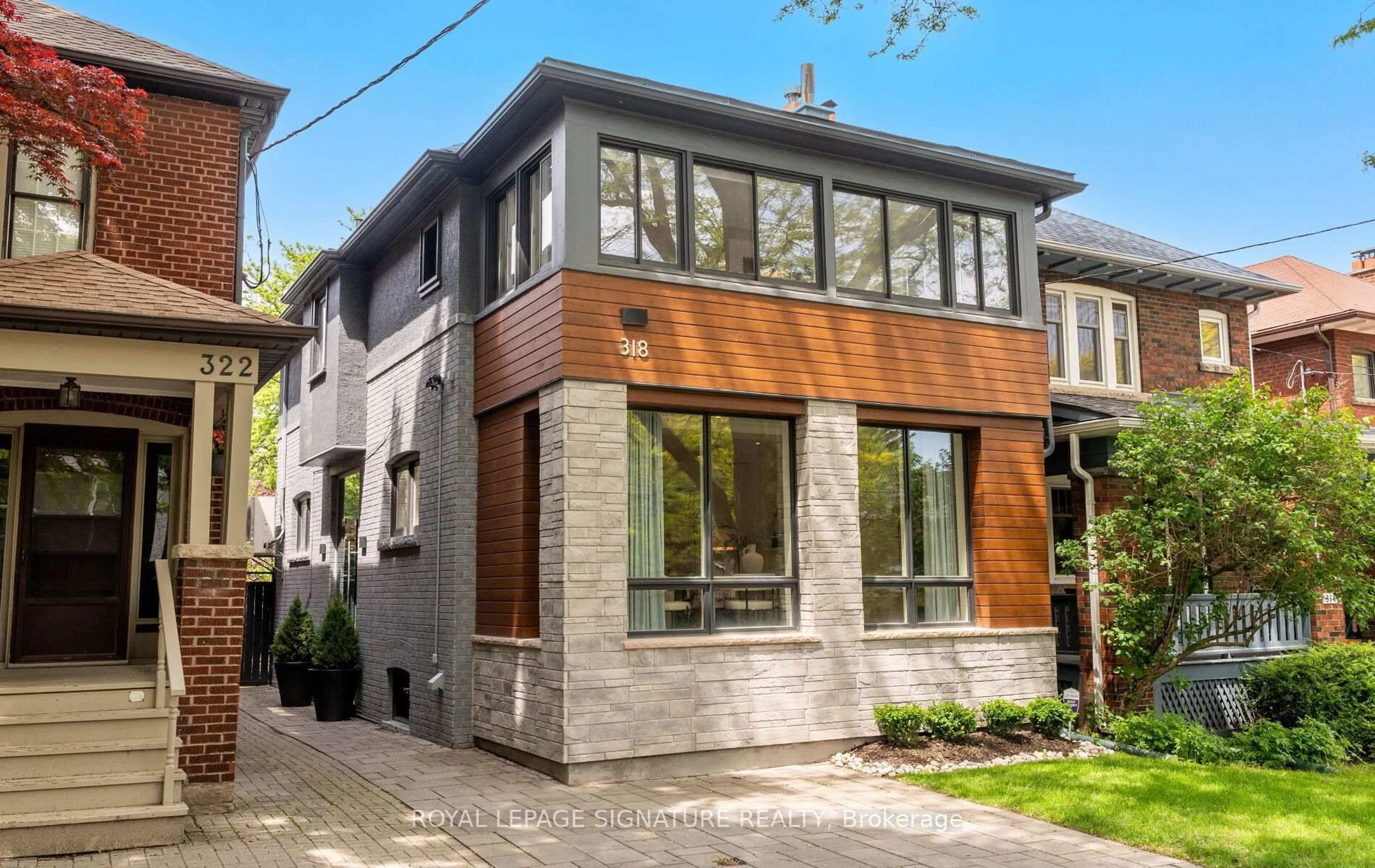 Home with brick exterior material, street for 318 St Clements Ave, Toronto Ontario M4R 1H5