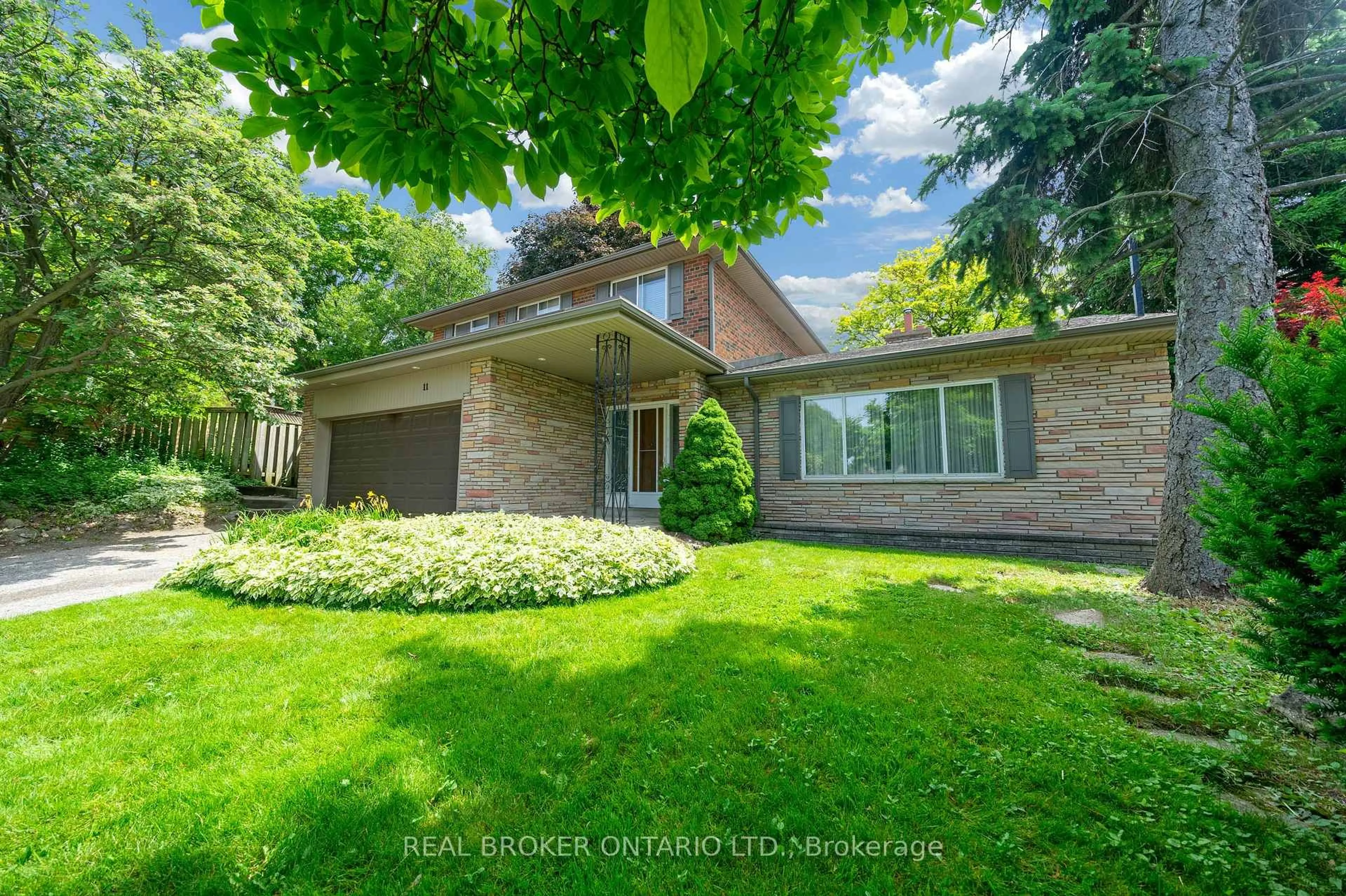 Home with brick exterior material, street for 11 Caronport Cres, Toronto Ontario M3A 1G9