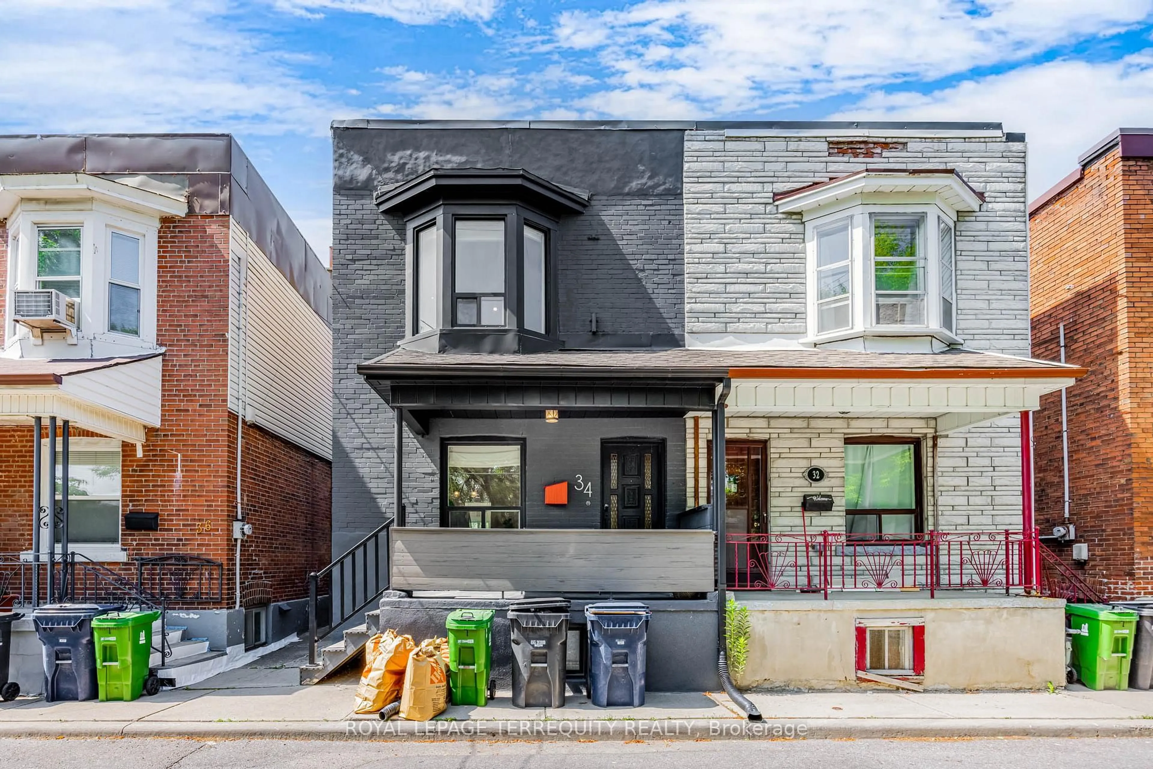 Home with brick exterior material, street for 34 O'Leary Ave, Toronto Ontario M6E 1L4