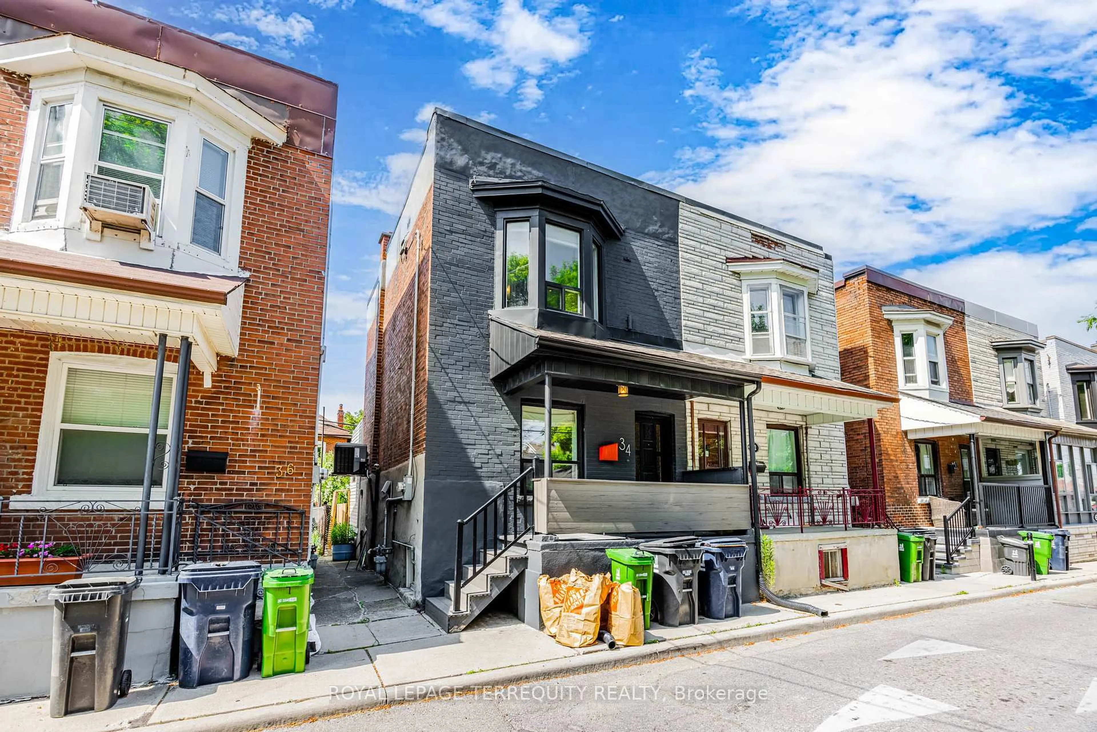 Home with brick exterior material, street for 34 O'Leary Ave, Toronto Ontario M6E 1L4