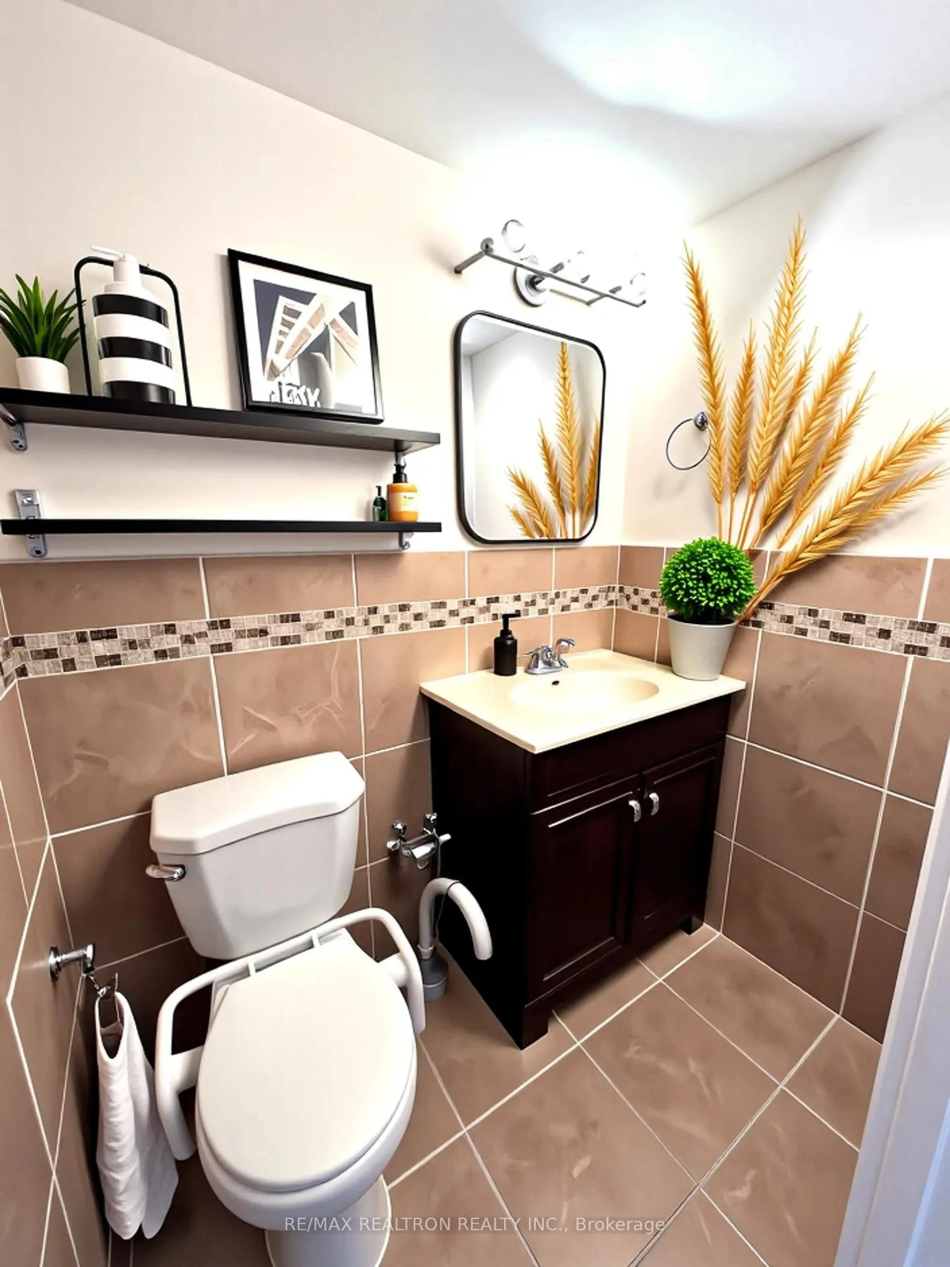 Contemporary bathroom, ceramic/tile floor for 1201 Steeles Ave #102, Toronto Ontario M2R 3K1