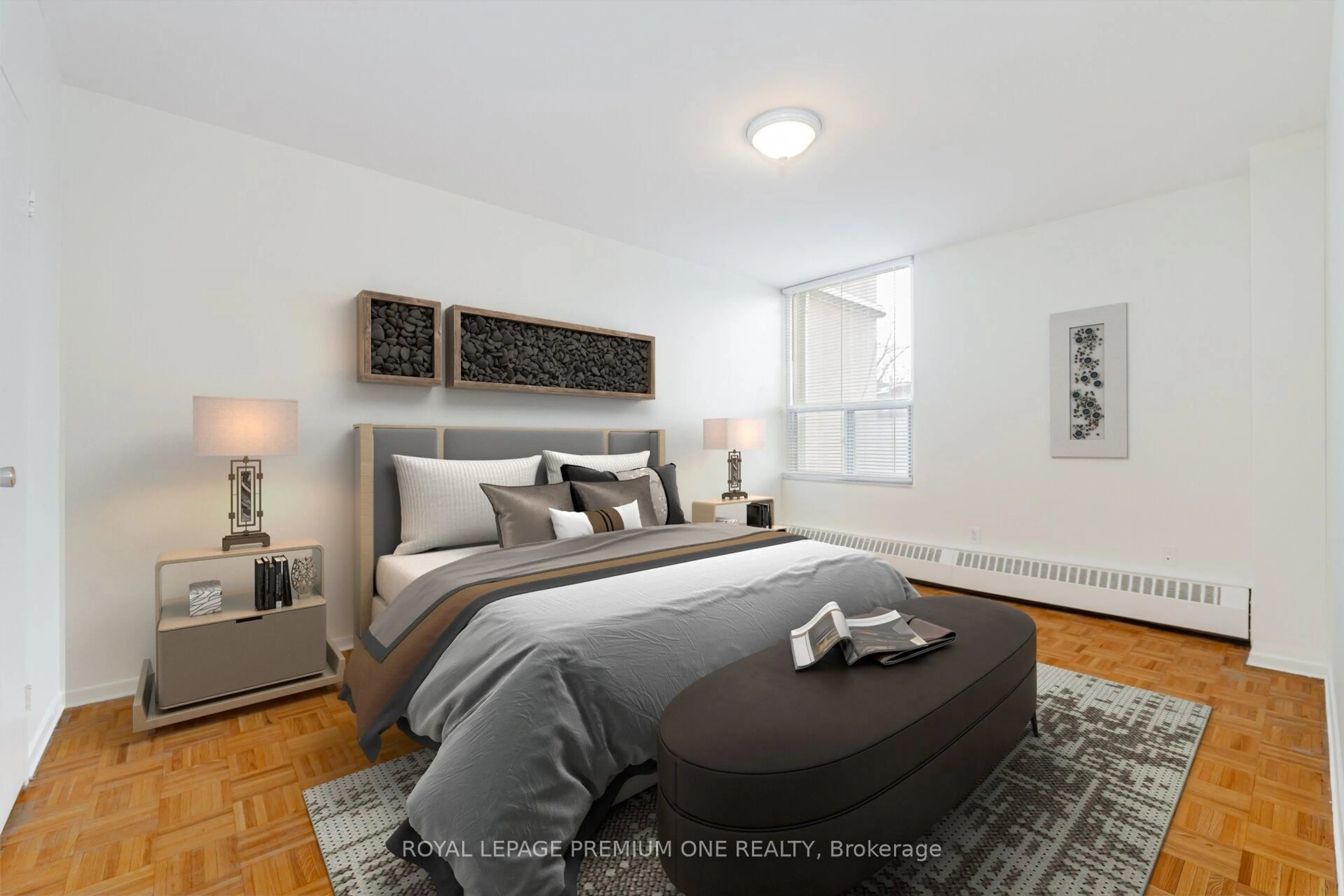 Bedroom with bed, unknown for 5 Vicora Linkway #210, Toronto Ontario M3C 1A4