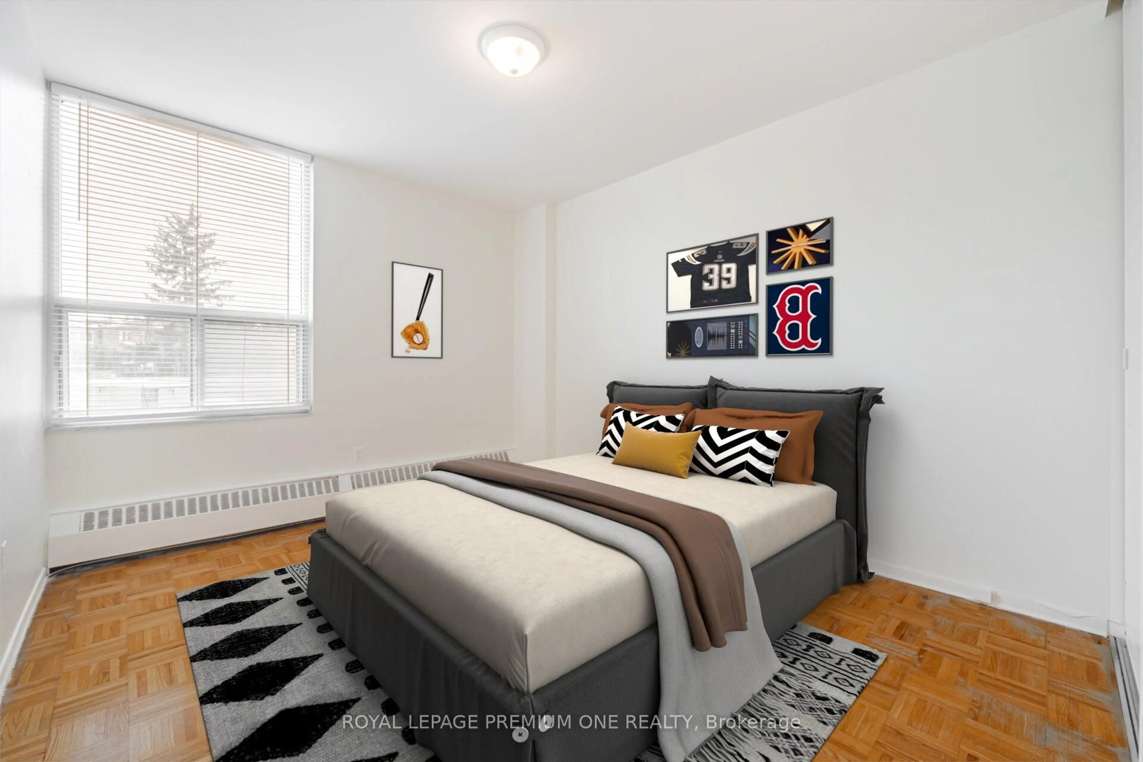 Bedroom with bed, unknown for 5 Vicora Linkway #210, Toronto Ontario M3C 1A4