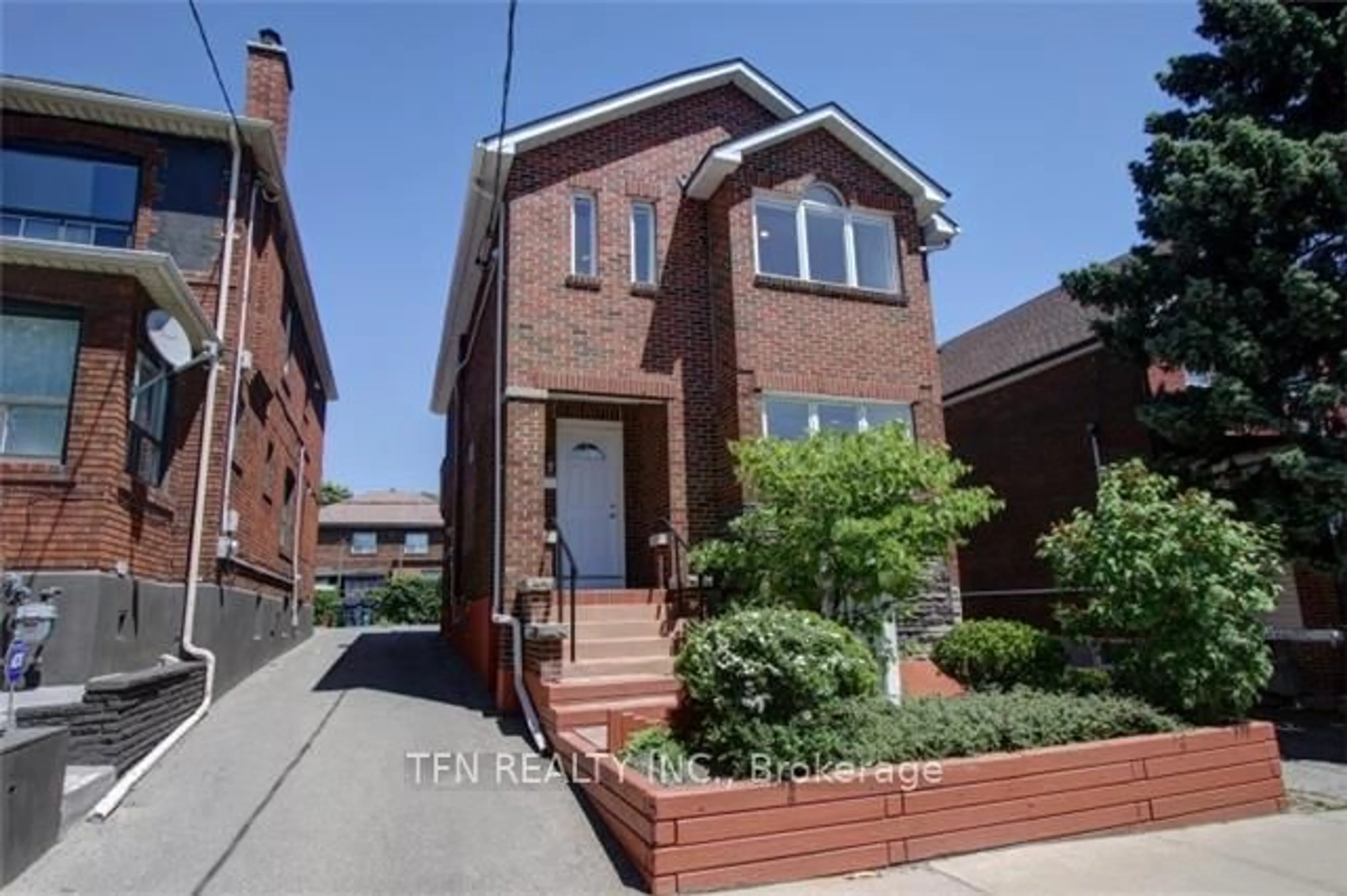 Home with brick exterior material, street for 447 Oakwood Ave, Toronto Ontario M6E 2W4