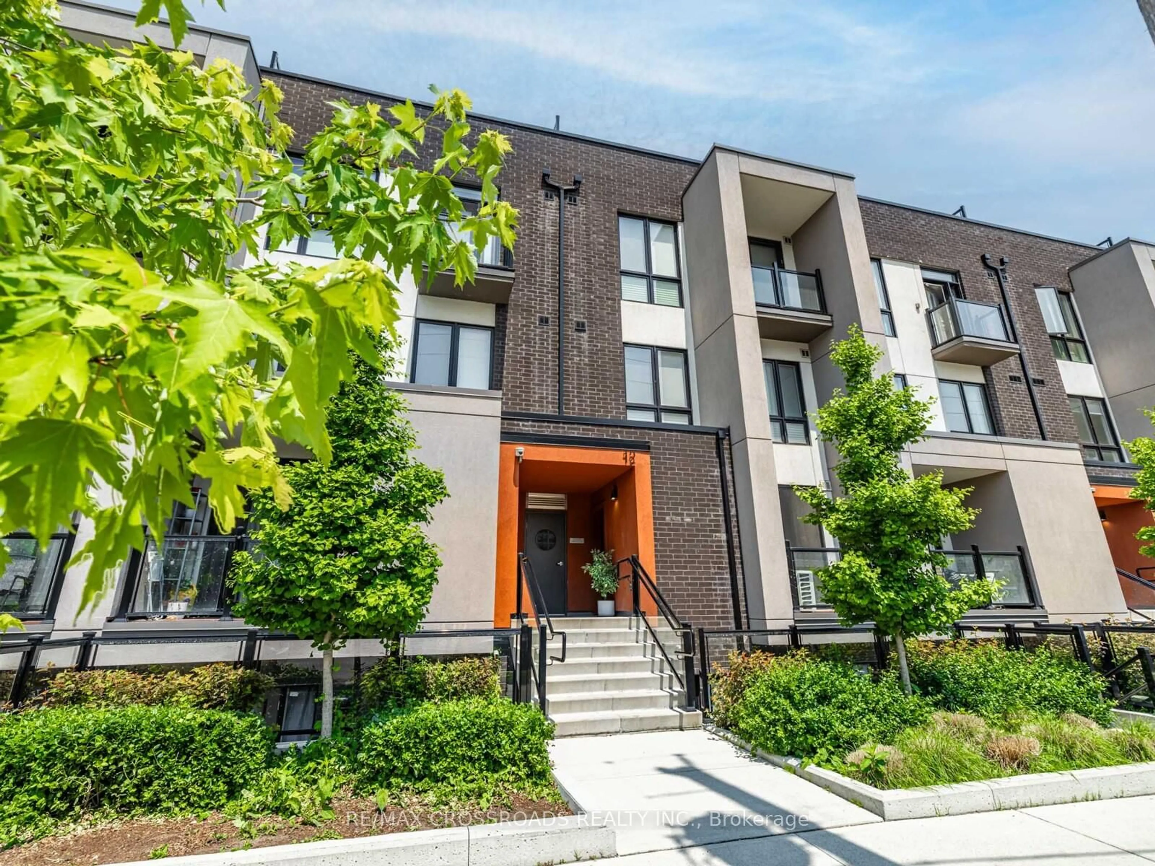 Home with brick exterior material, street for 12 Marquette Ave #4, Toronto Ontario M6A 0E1