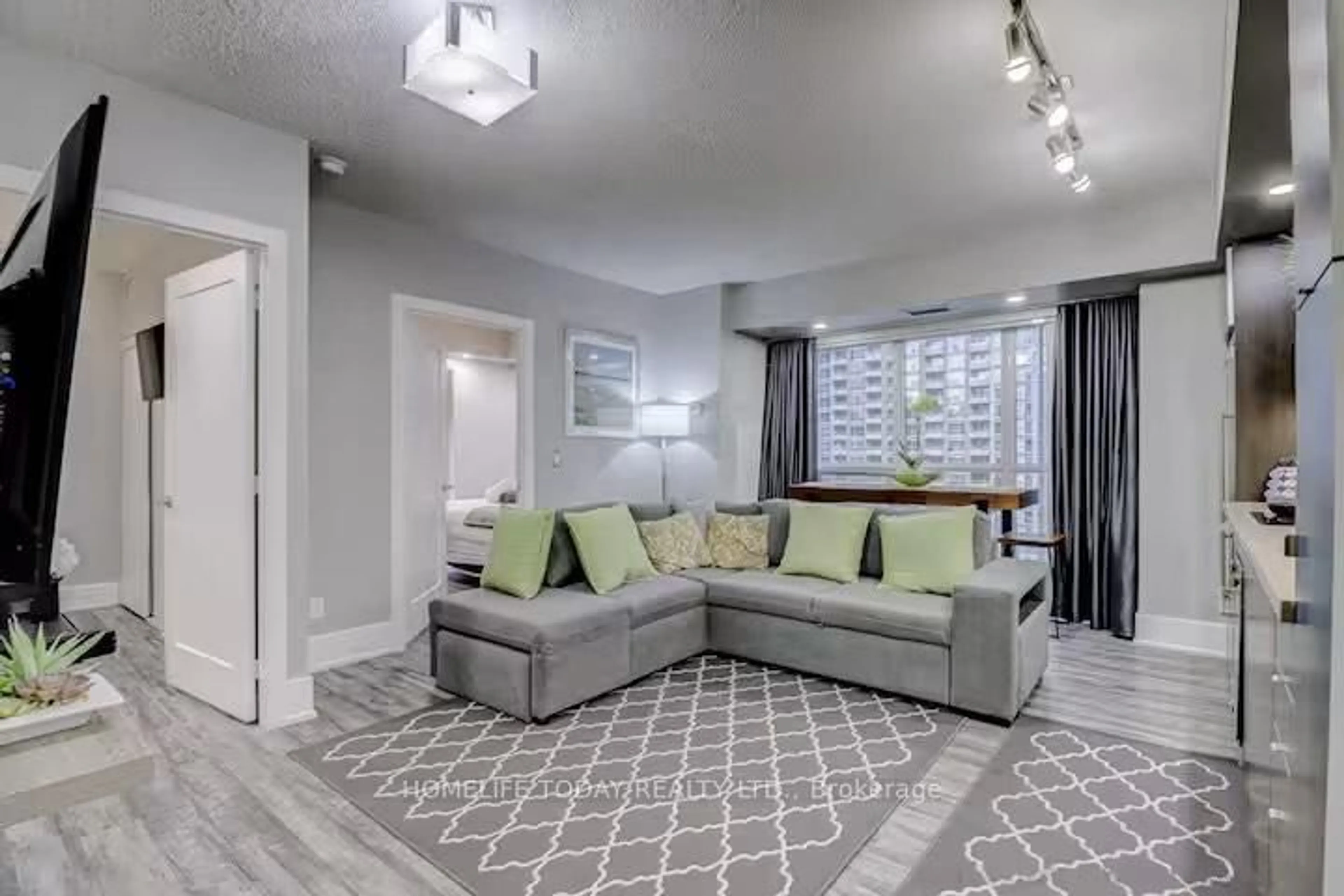 Living room with furniture, unknown for 300 Front St #704, Toronto Ontario M5V 0E9