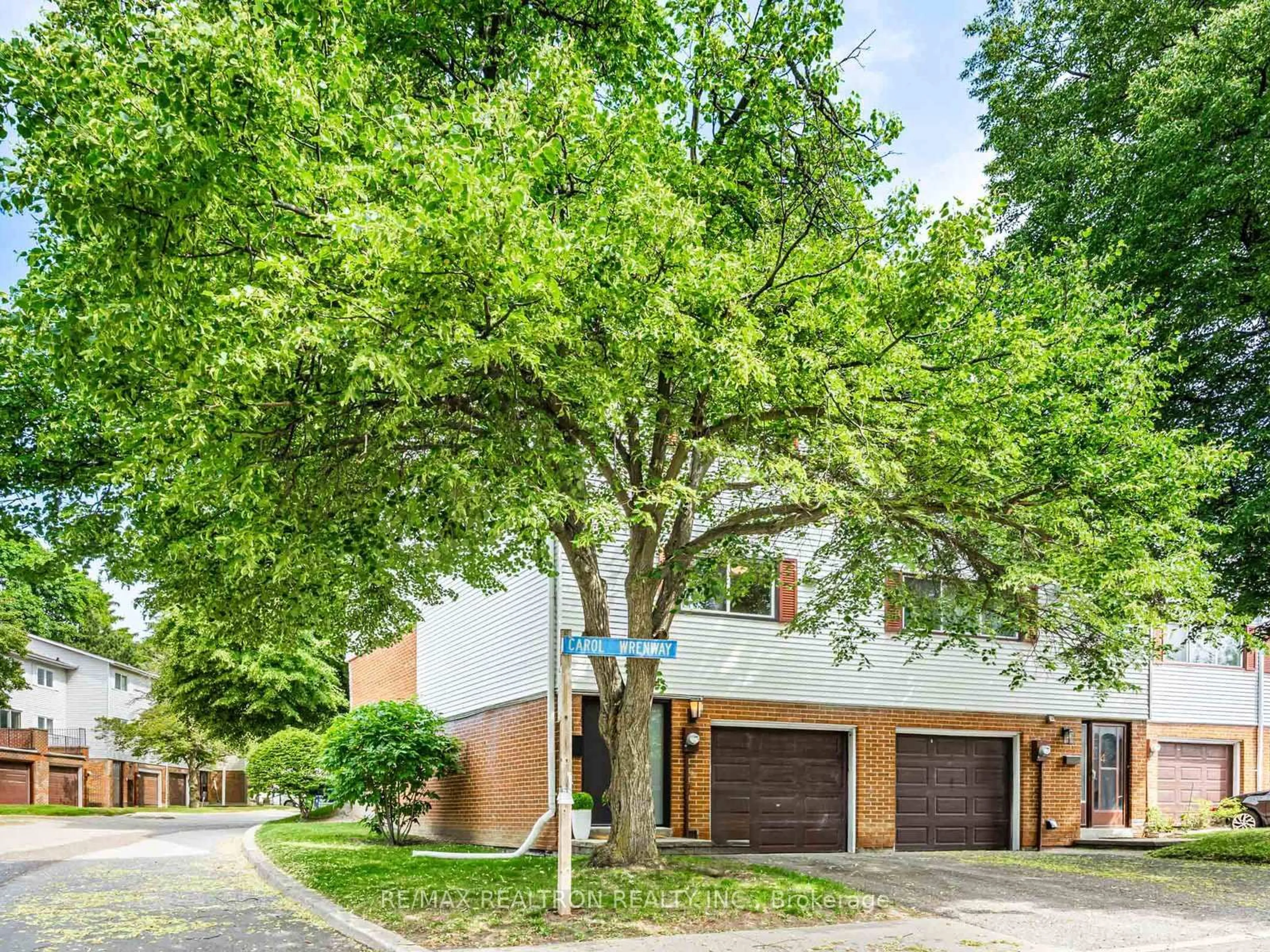 Home with brick exterior material, street for 2 Carol Wrenway, Toronto Ontario M2H 2Y6