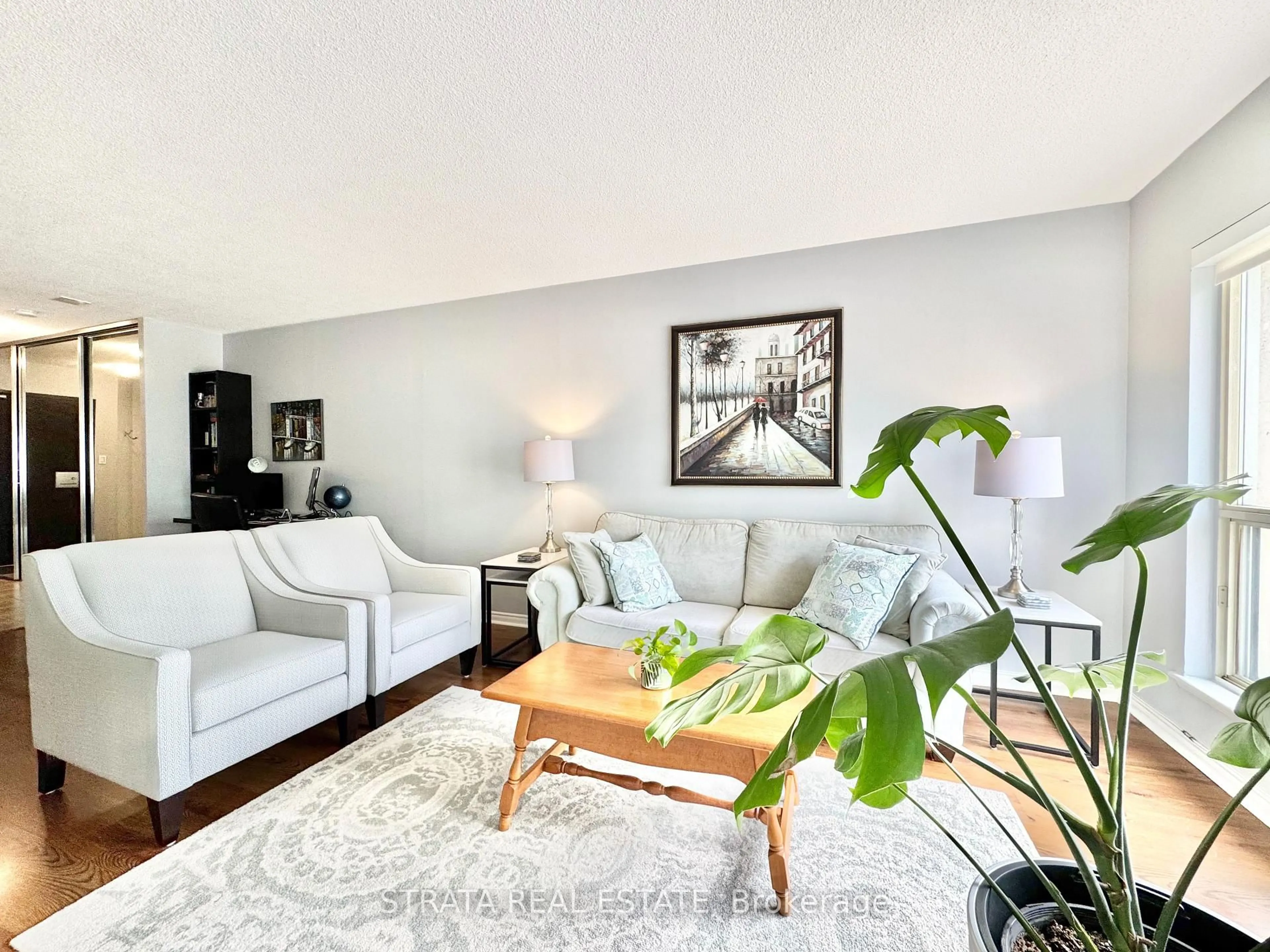 Living room with furniture, unknown for 25 The Esplanade #621, Toronto Ontario M5E 1W5