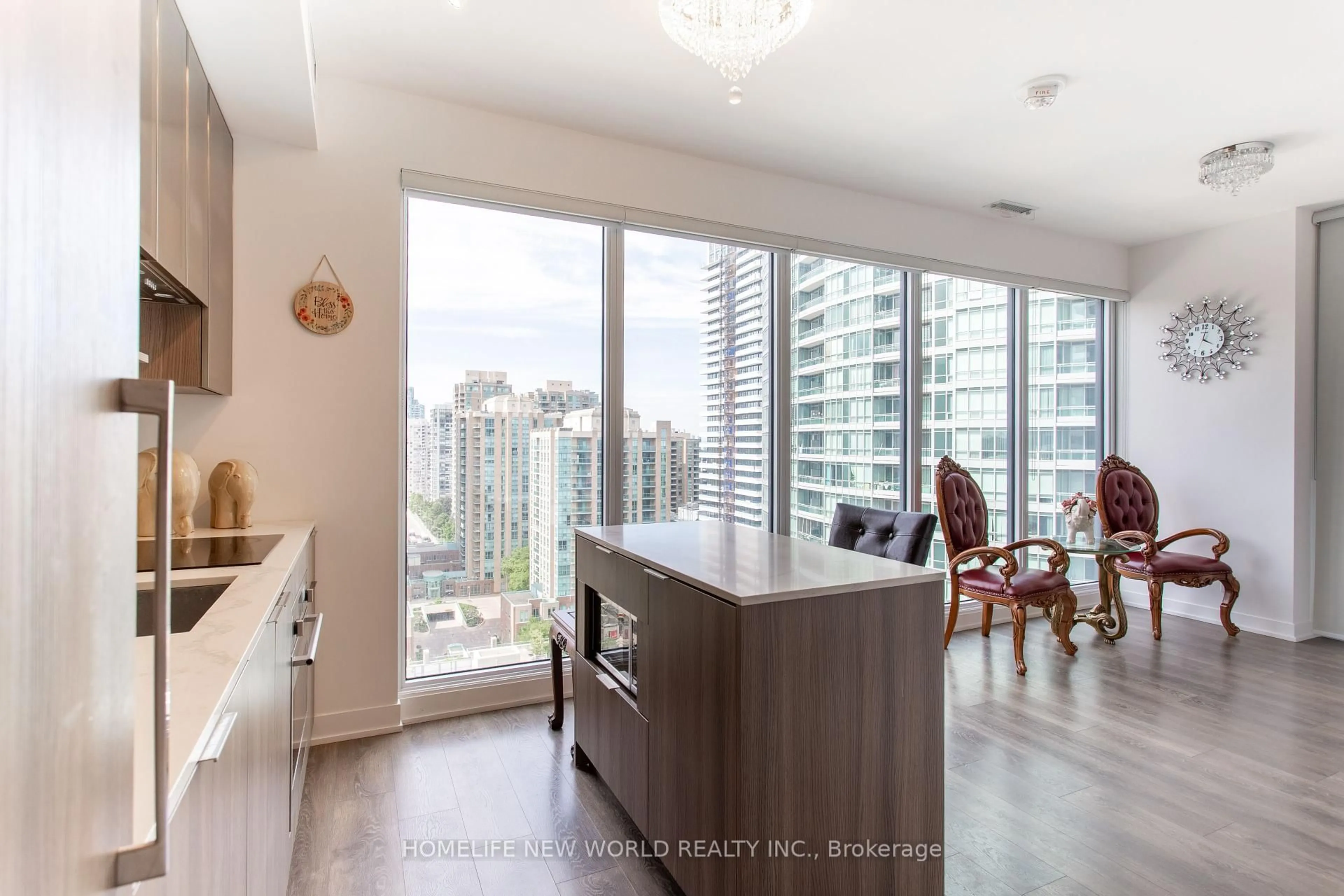 Open concept kitchen, unknown for 15 Holmes Ave #1508, Toronto Ontario M2M 0L4