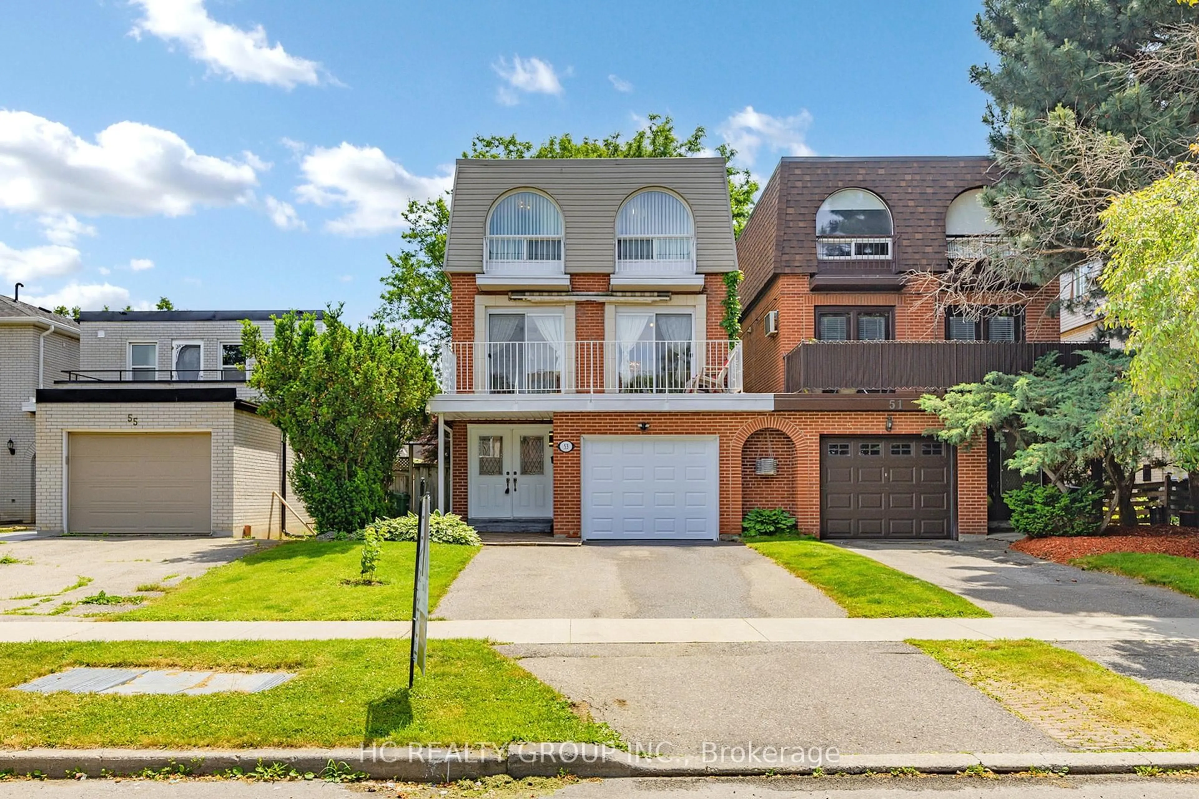 Home with brick exterior material, street for 53 Chipwood Cres, Toronto Ontario M2J 3X6