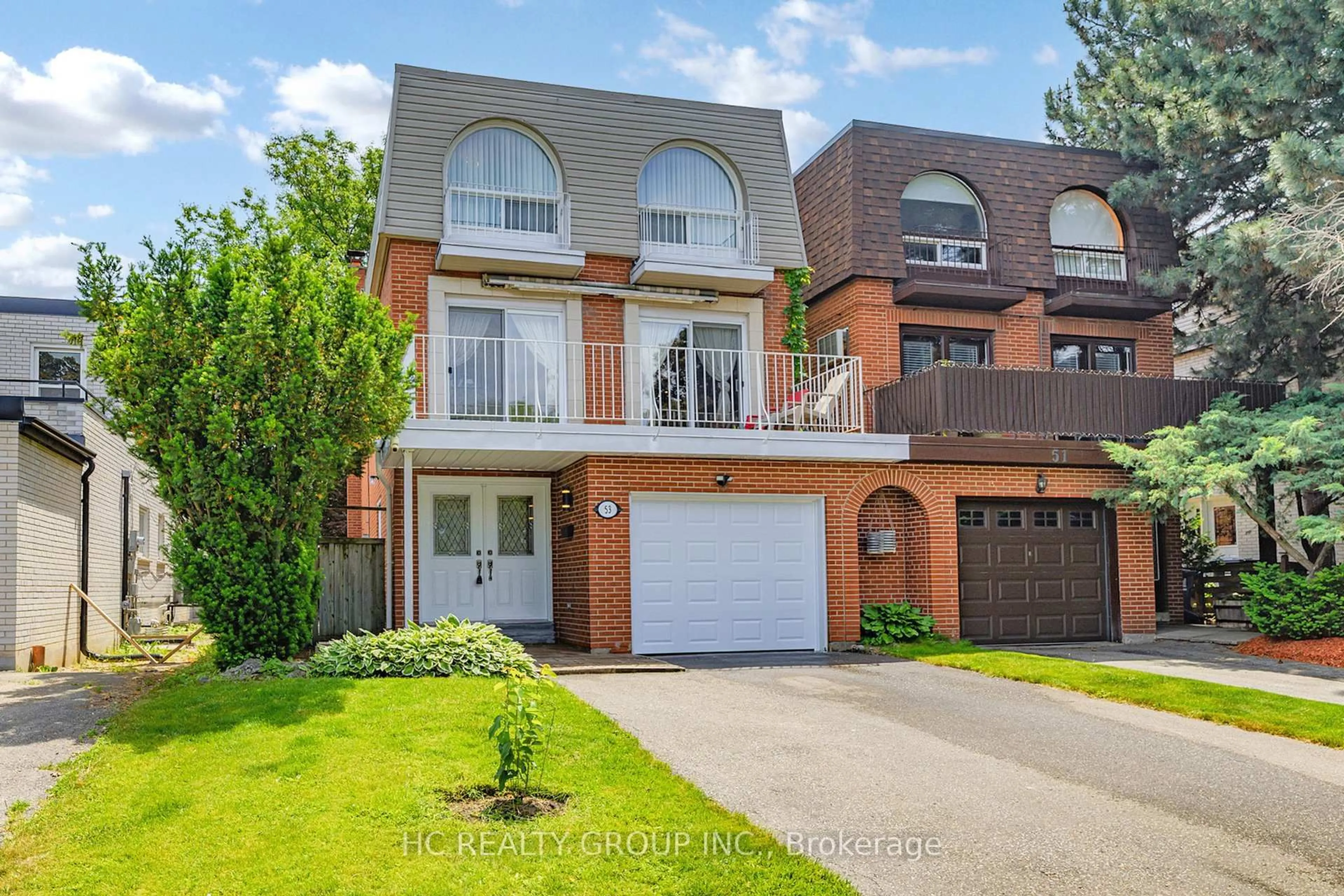 Home with brick exterior material, street for 53 Chipwood Cres, Toronto Ontario M2J 3X6