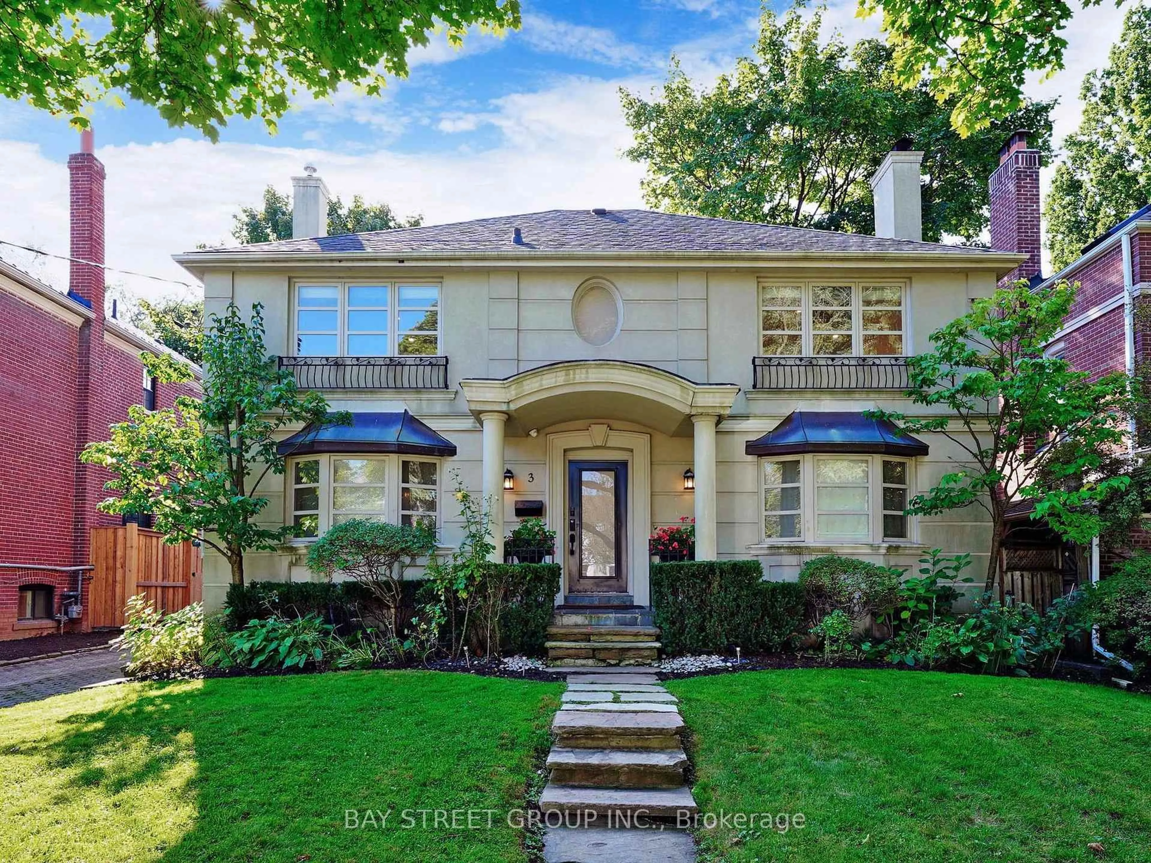 Home with brick exterior material, street for 3 Silverwood Ave, Toronto Ontario M5P 1W3