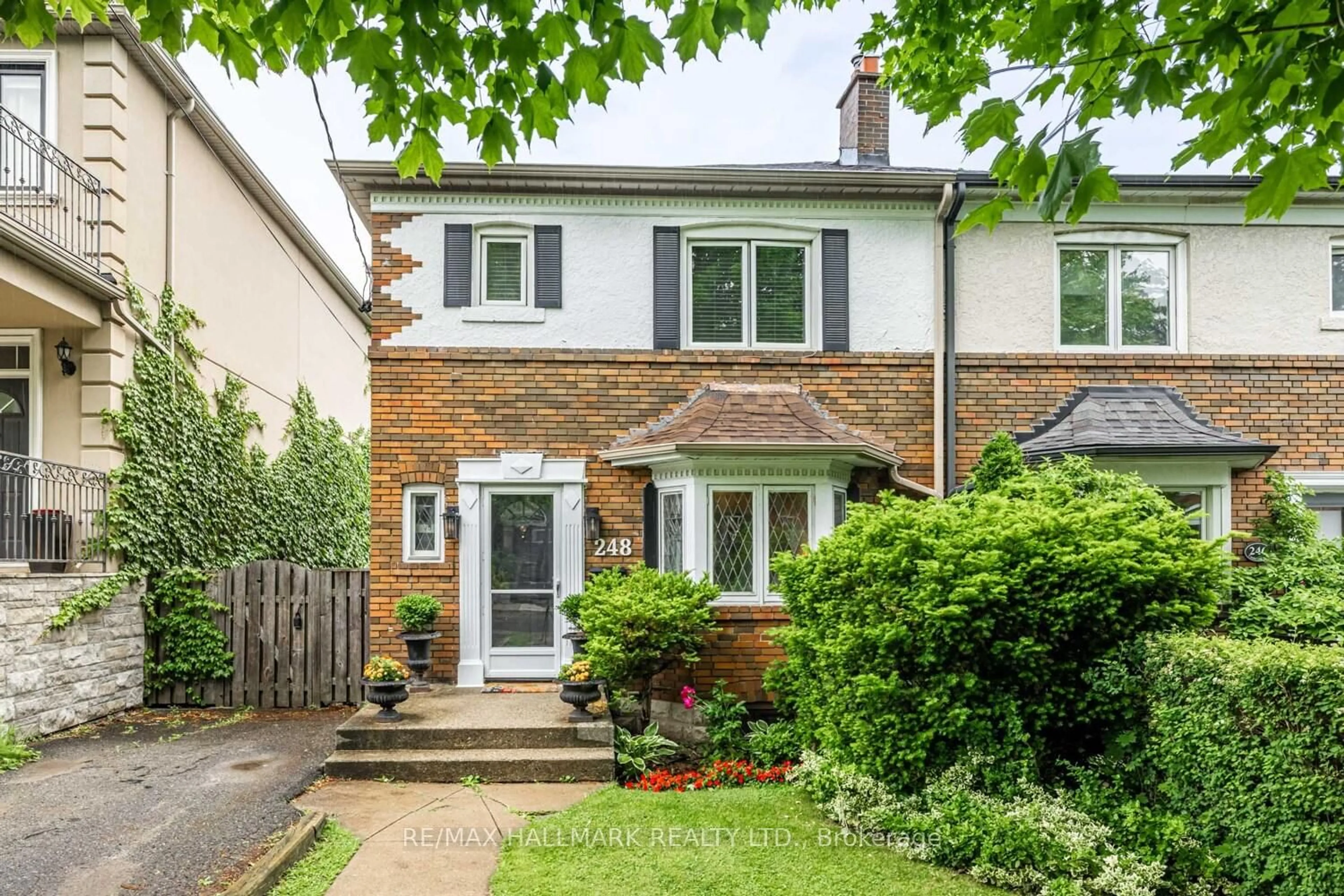 Home with brick exterior material, street for 248 CASTLEFIELD Ave, Toronto Ontario M4R 1G7
