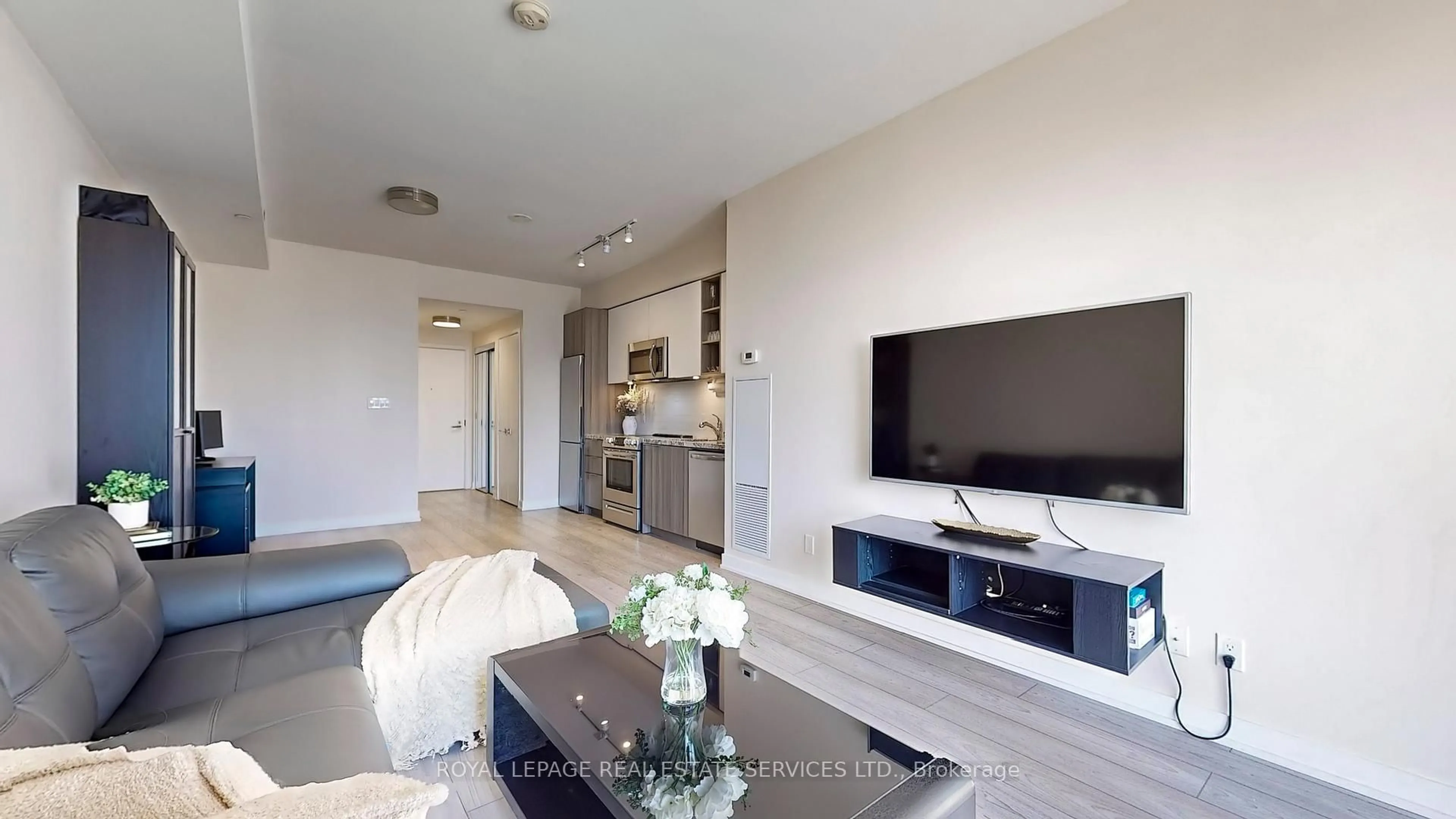 Living room with furniture, unknown for 30 Ordnance St #1510, Toronto Ontario M6K 0C8