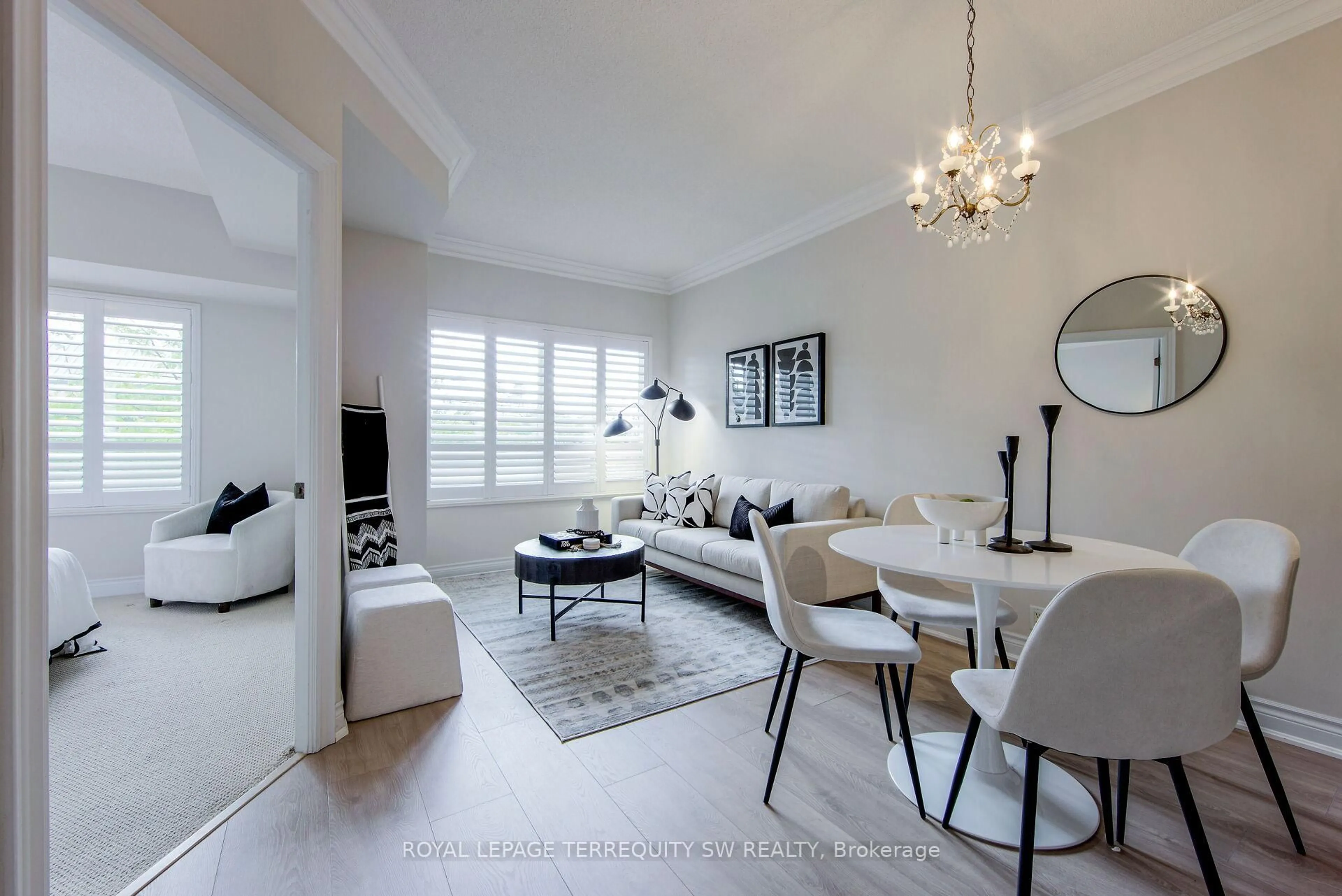 Living room with furniture, unknown for 2 Clairtrell Rd #208, Toronto Ontario M2N 7H5