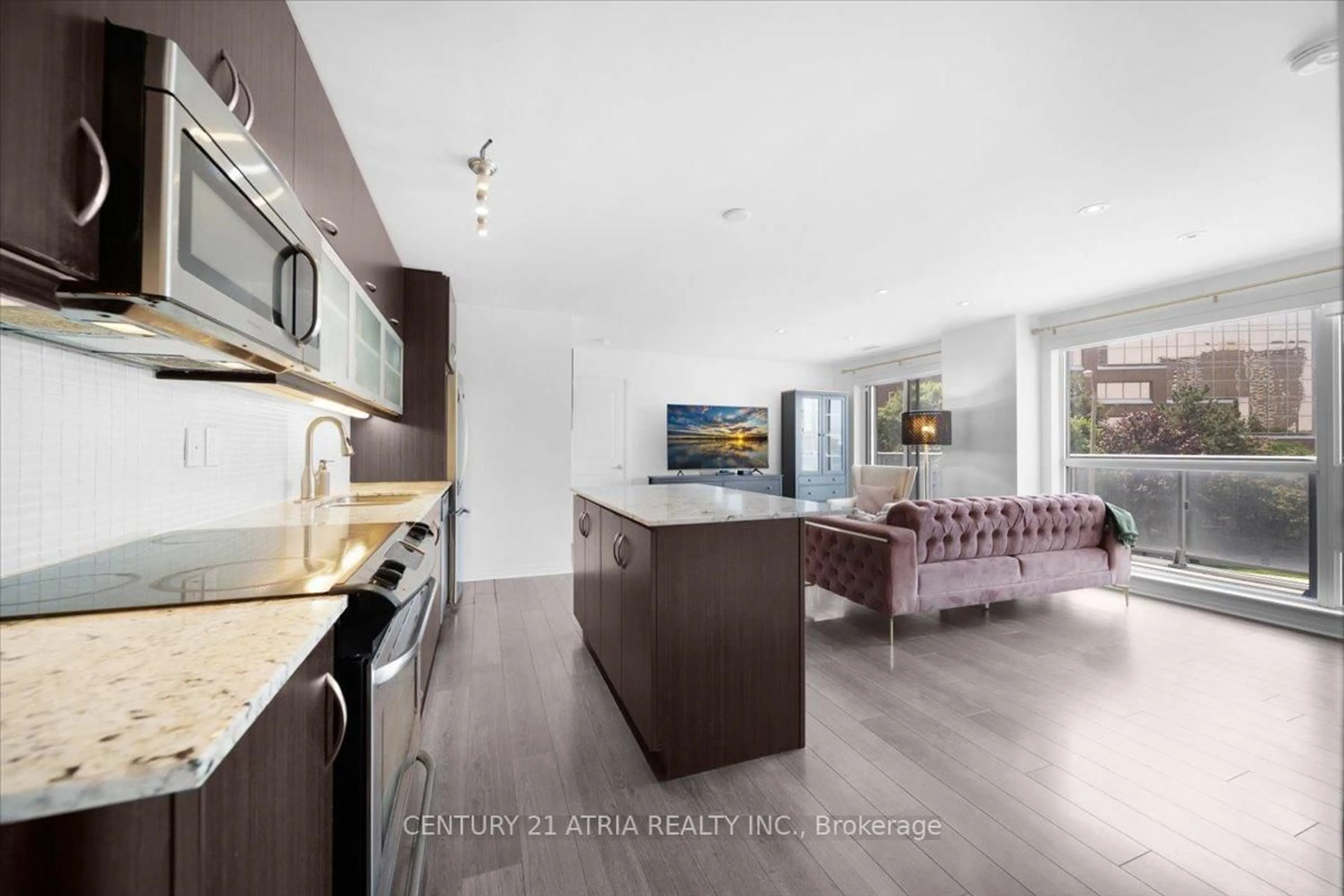 Open concept kitchen, unknown for 2015 Sheppard Ave #204, Toronto Ontario M2J 0B3
