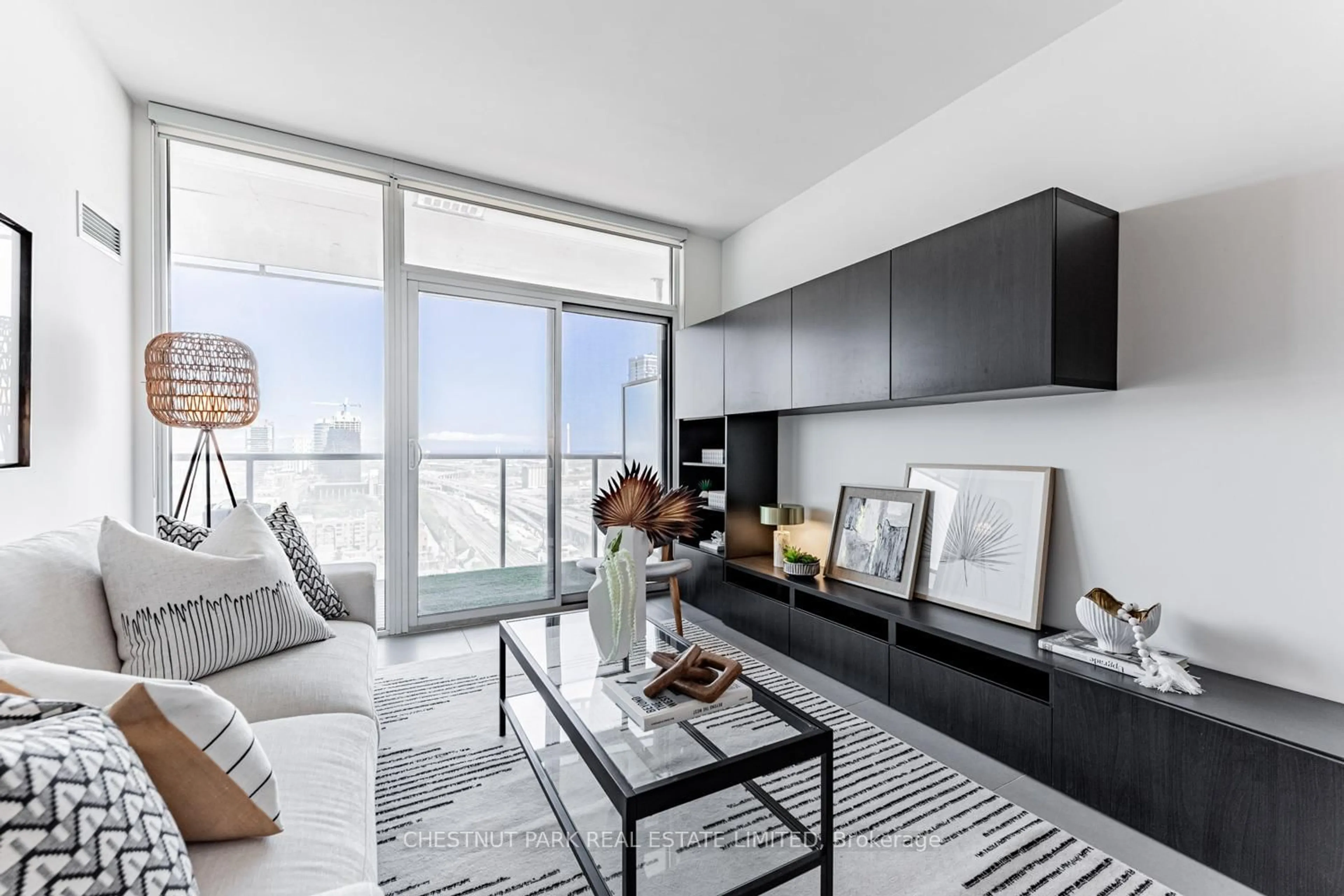 Living room with furniture, unknown for 1 Market St #2206, Toronto Ontario M5E 0A2
