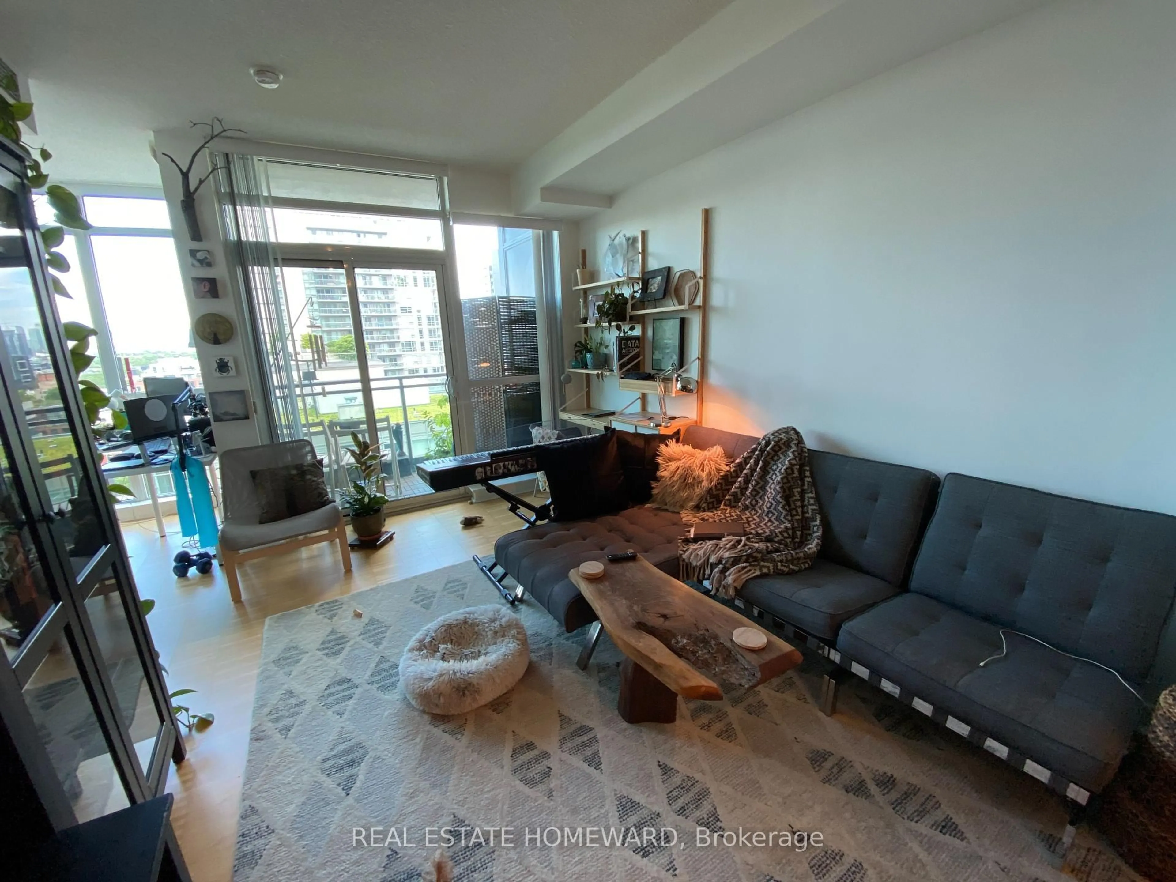 Living room with furniture, unknown for 1171 Queen St #1206, Toronto Ontario M6J 0A5
