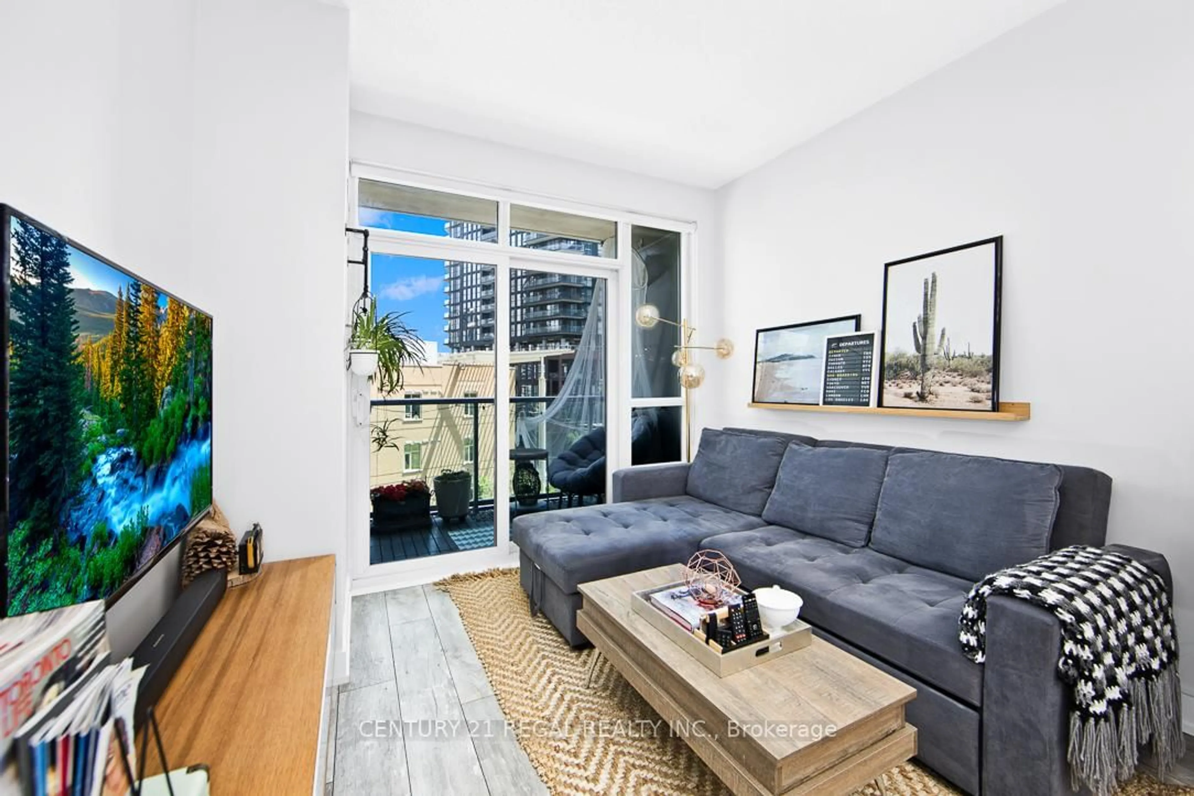 Living room with furniture, unknown for 120 Homewood Ave #406, Toronto Ontario M4Y 2J3