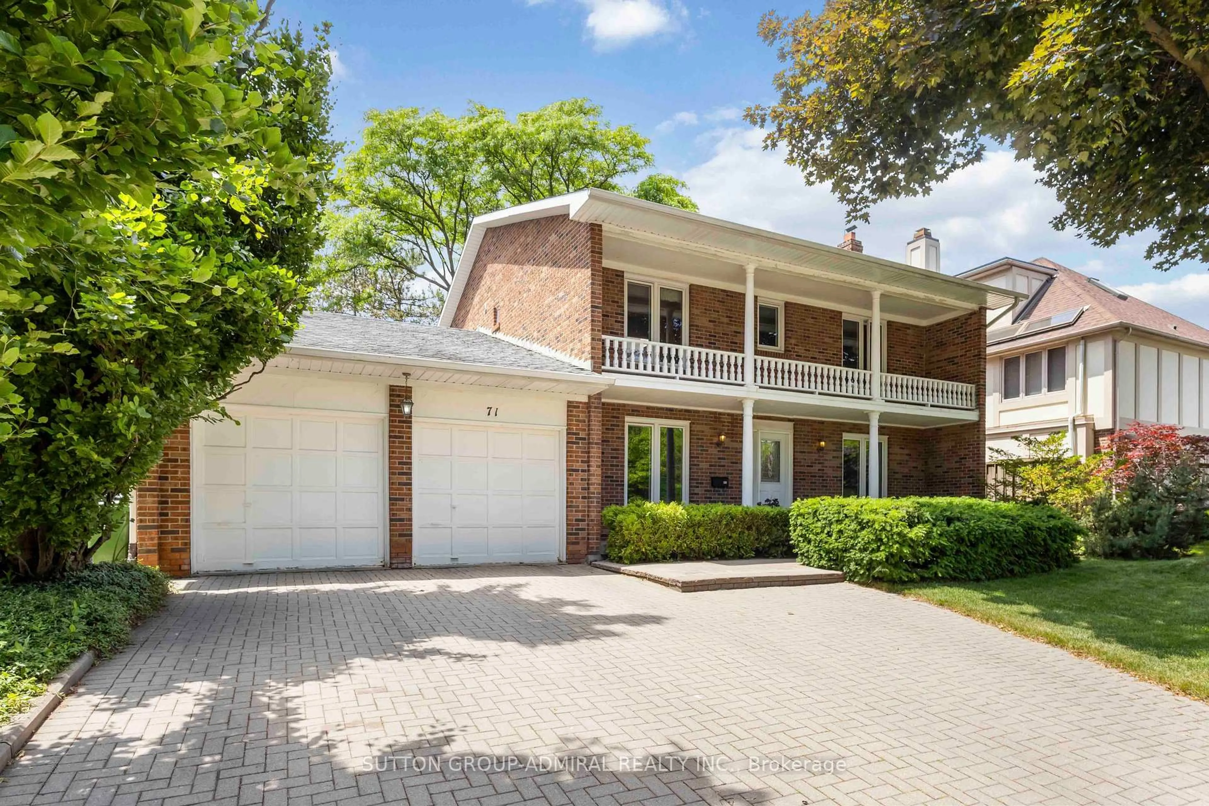 Home with brick exterior material, street for 71 Farmstead Rd, Toronto Ontario M2L 2X2