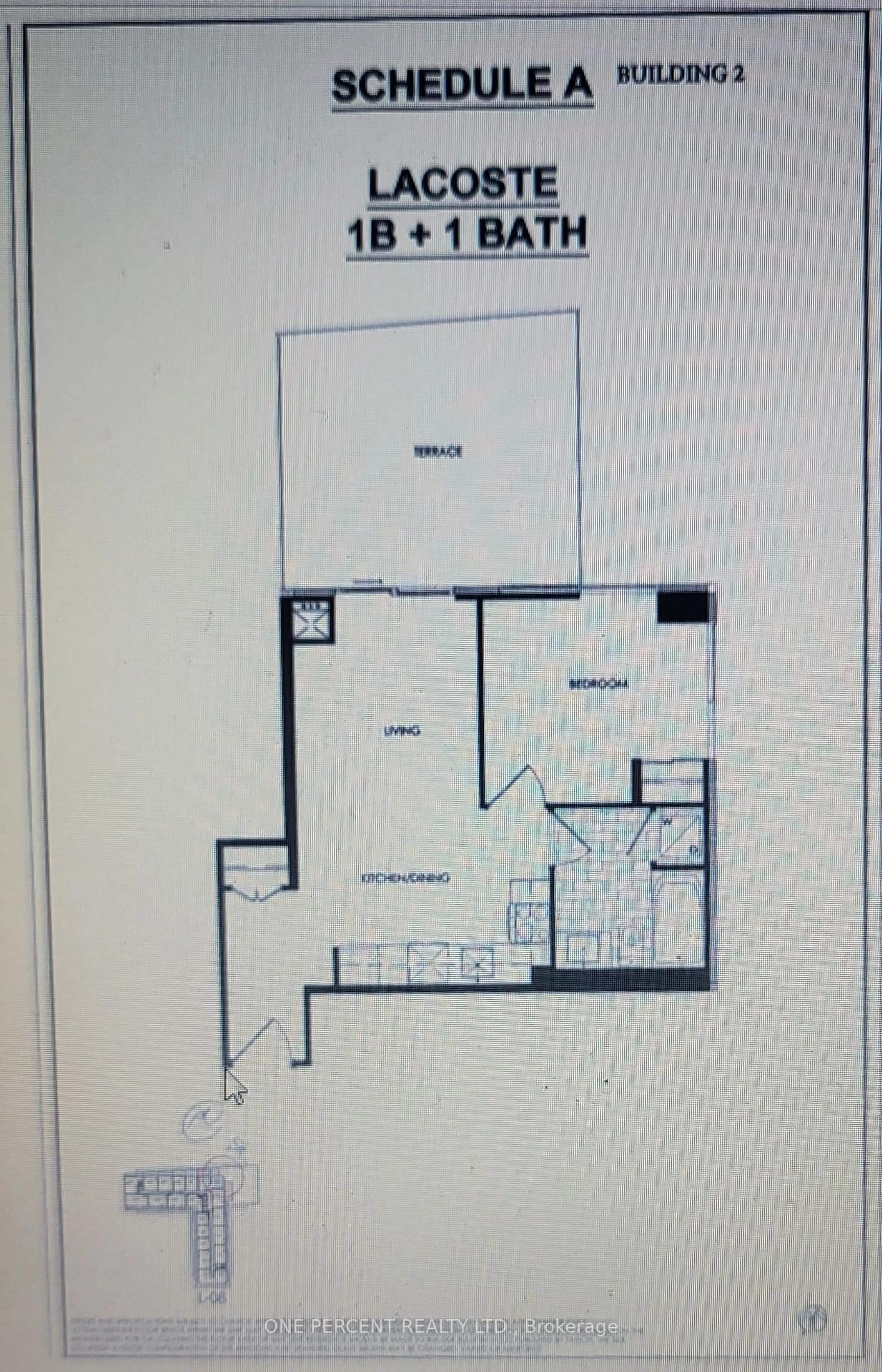 Floor plan for 120 Varna Dr #811, Toronto Ontario M6A 0B3