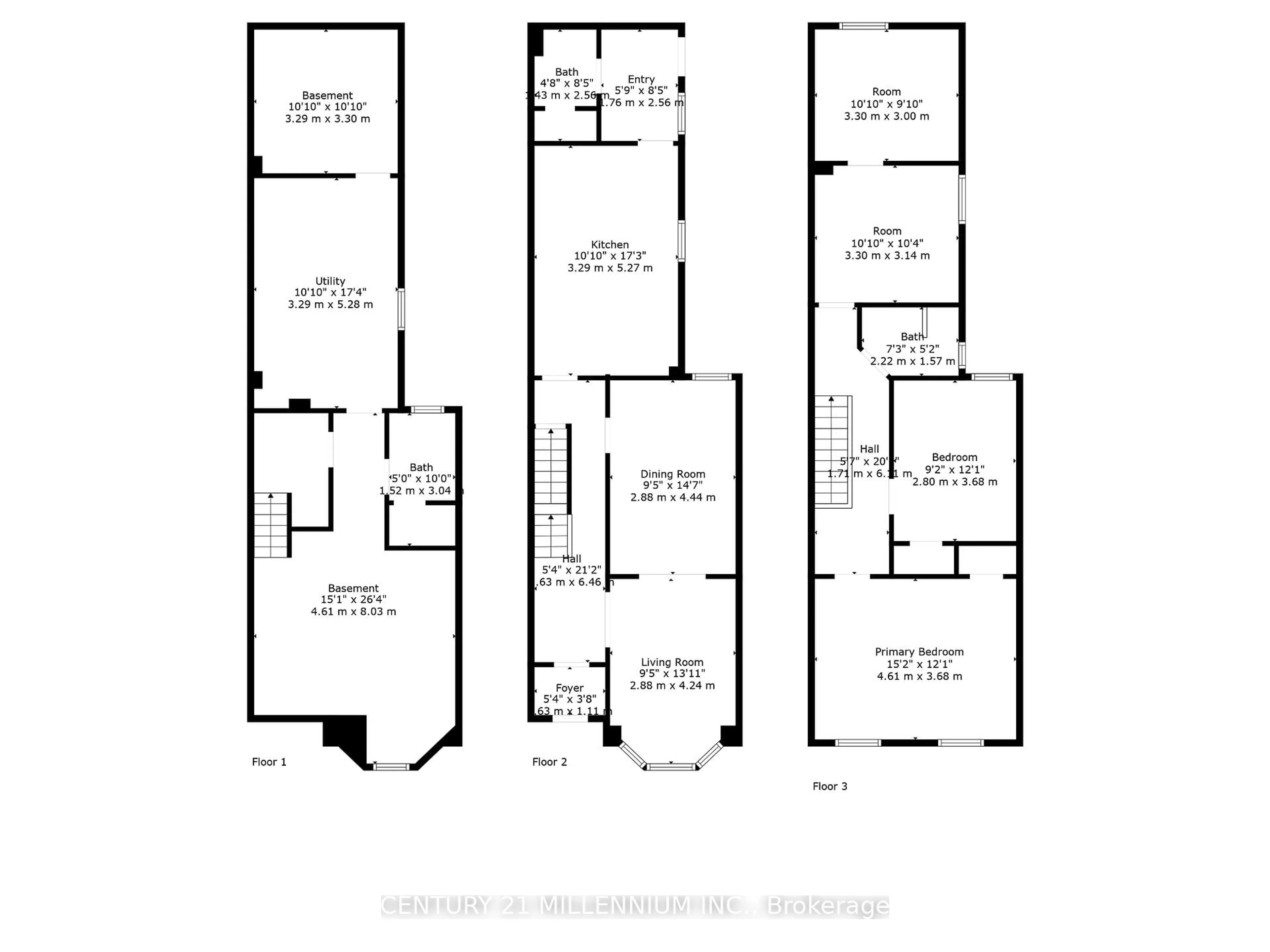 Floor plan for 144 Robert St, Toronto Ontario M5S 2K3
