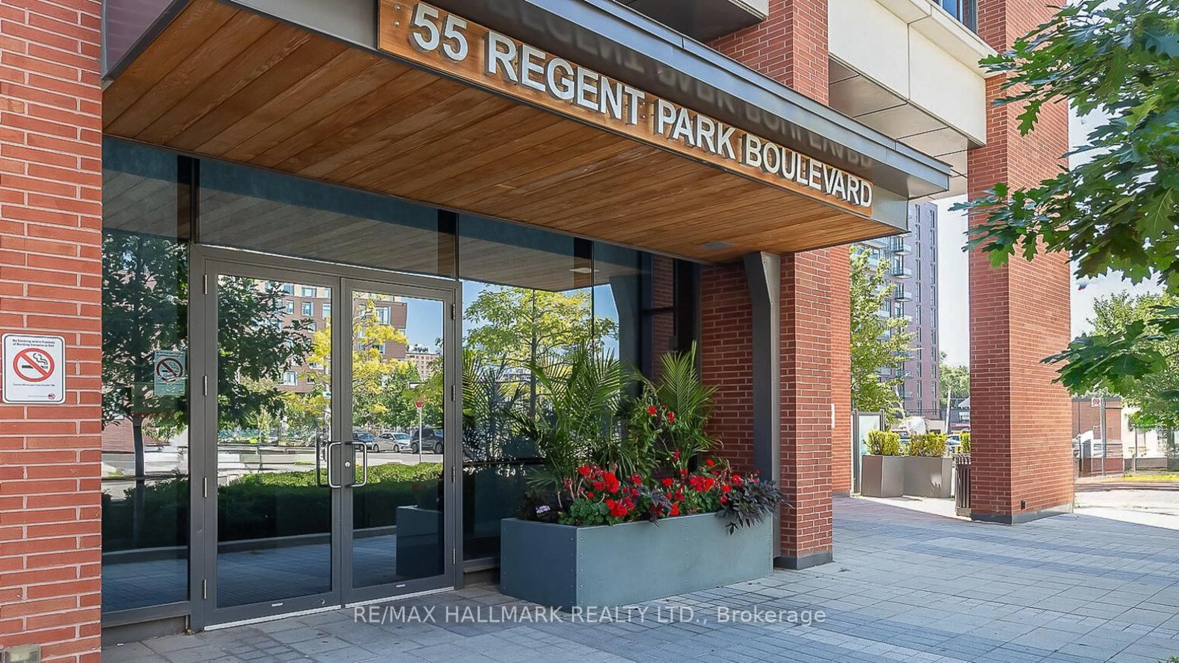 Lobby for 55 Regent Park Blvd #911, Toronto Ontario M5A 0C2
