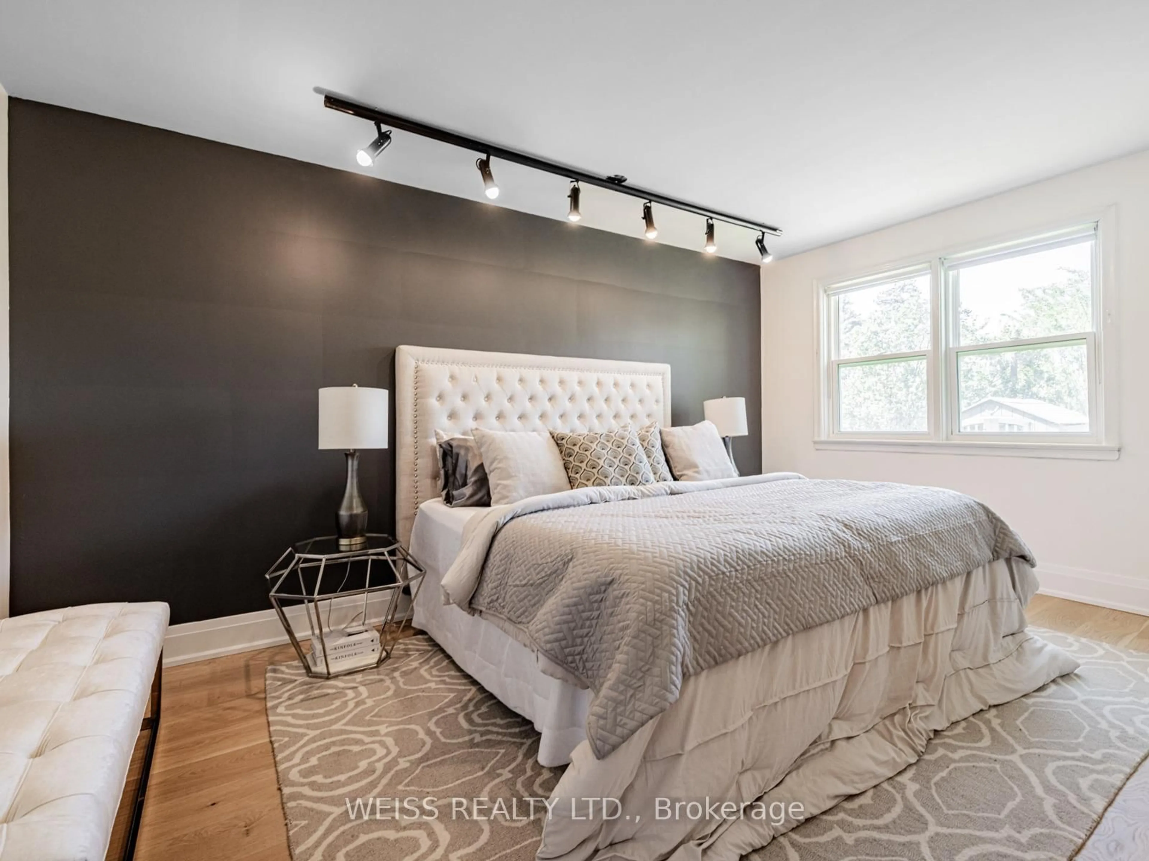Bedroom with bed, unknown for 52 Almore Ave, Toronto Ontario M3H 2H2