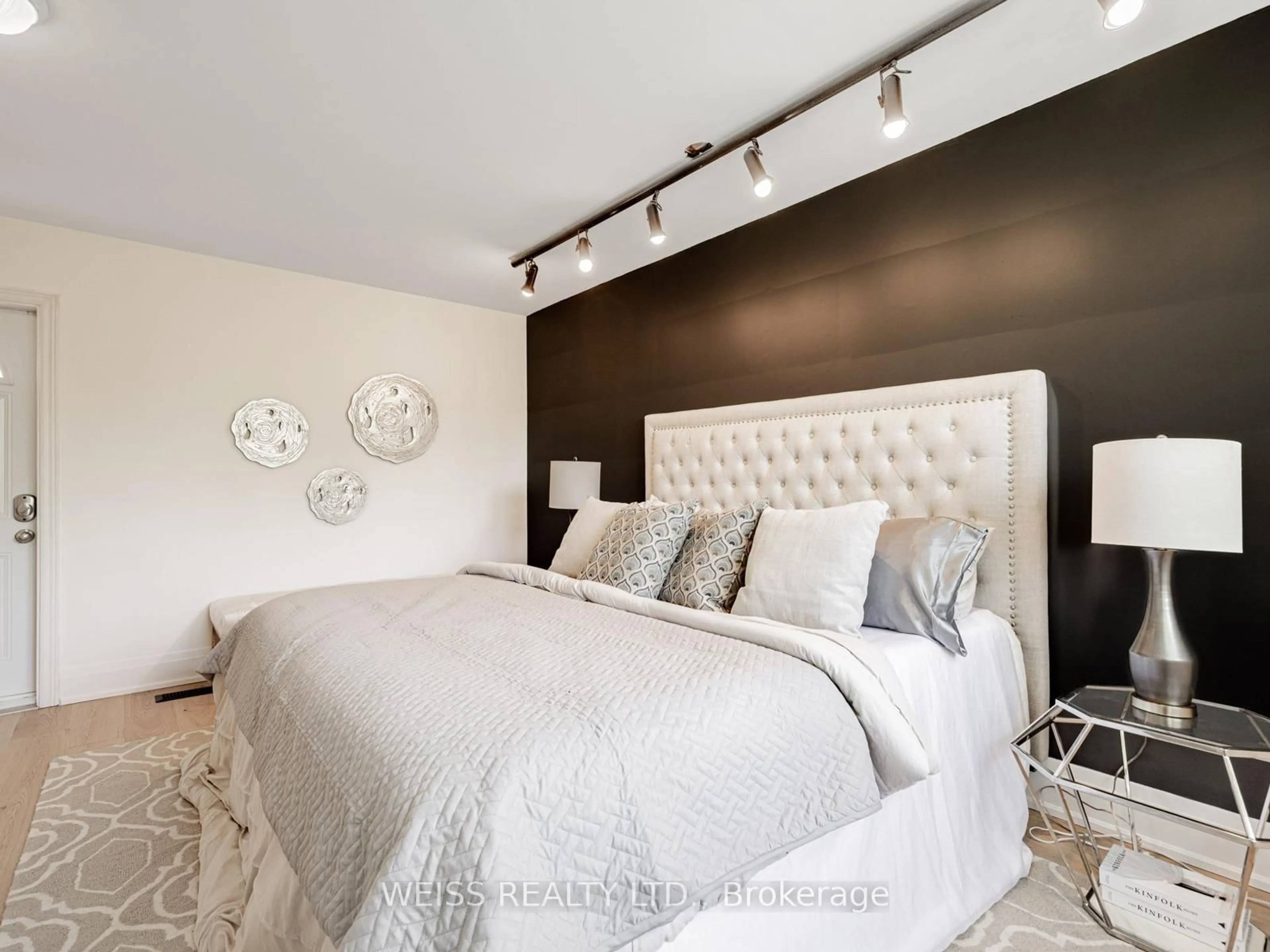 Bedroom with bed, unknown for 52 Almore Ave, Toronto Ontario M3H 2H2