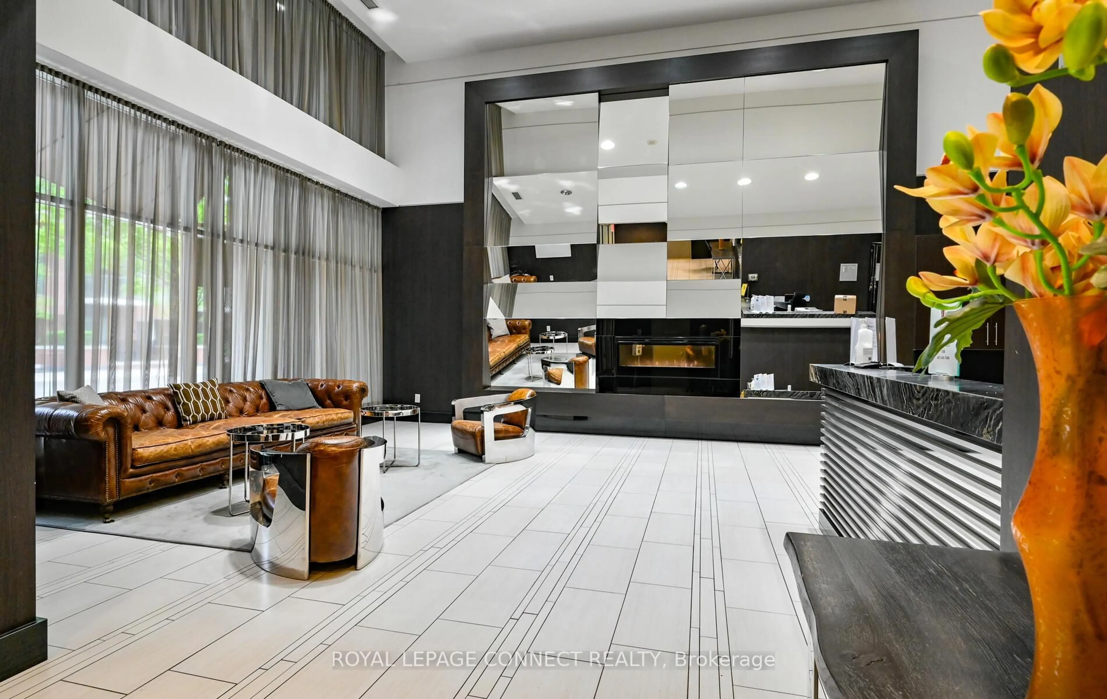 Contemporary kitchen, ceramic/tile floor for 38 Grand Magazine St #2031, Toronto Ontario M5V 0B1