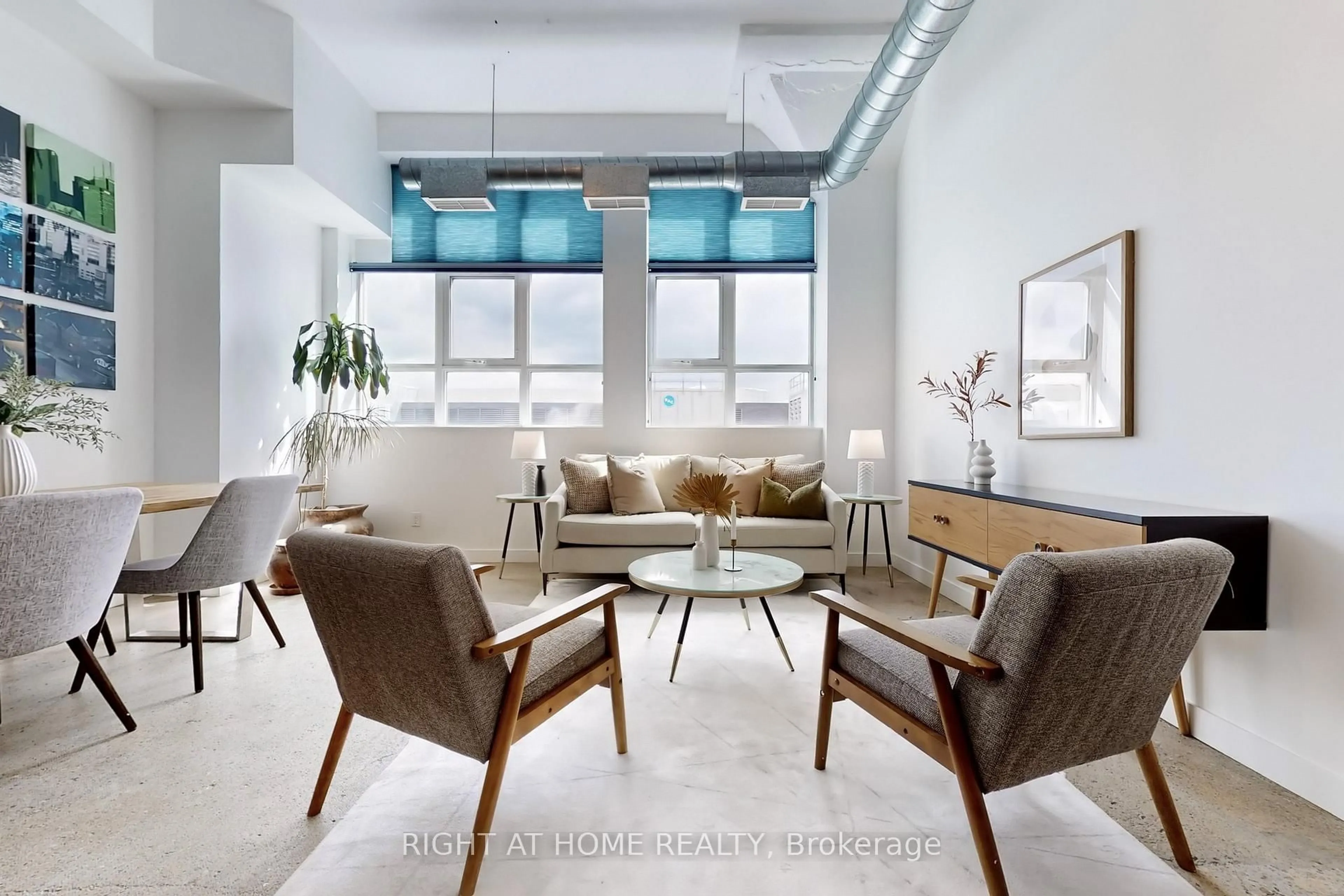 Living room with furniture, unknown for 155 Dalhousie St #1132, Toronto Ontario M5B 2P7