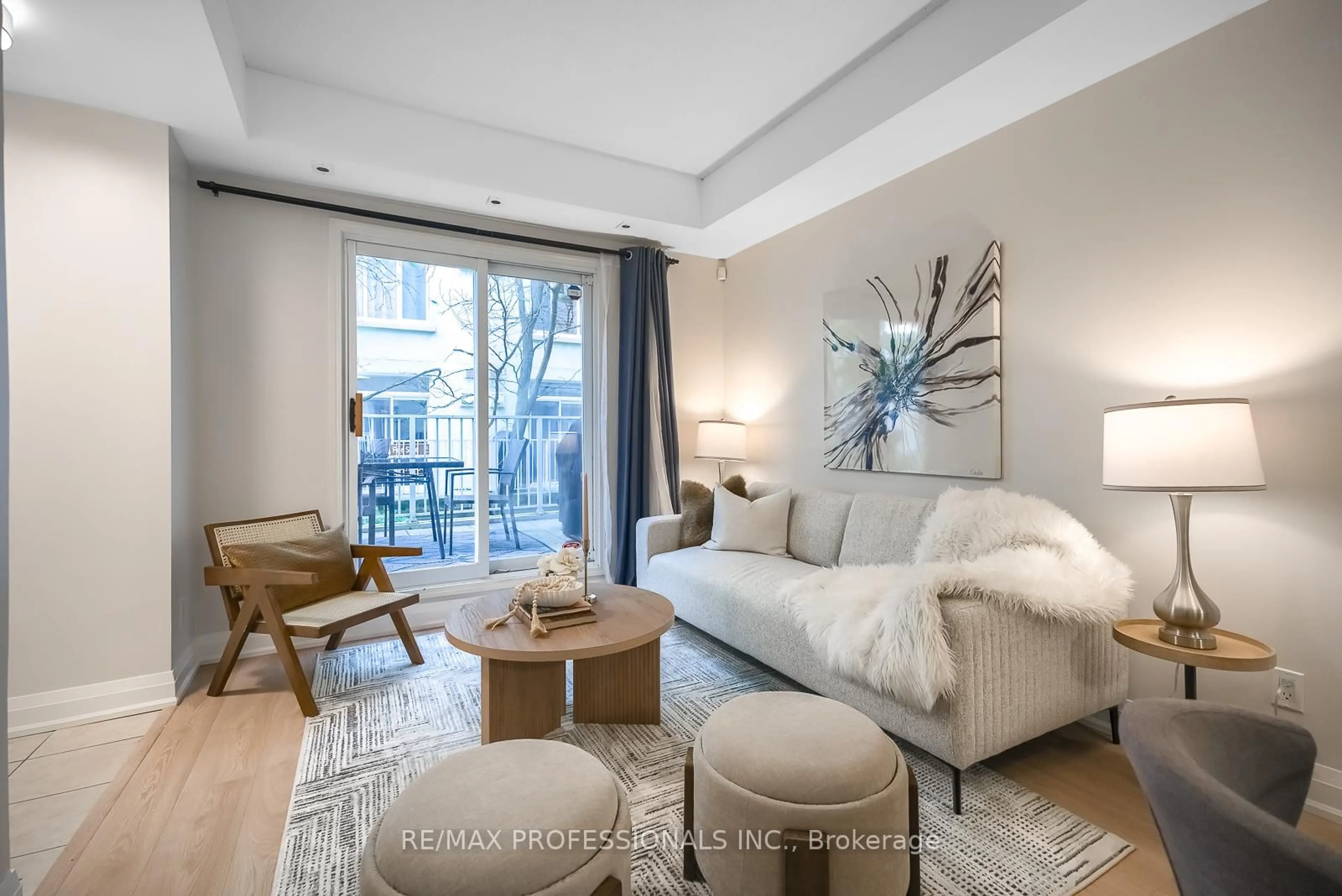 Living room with furniture, unknown for 36 Stadium Rd #562, Toronto Ontario M5V 3P4