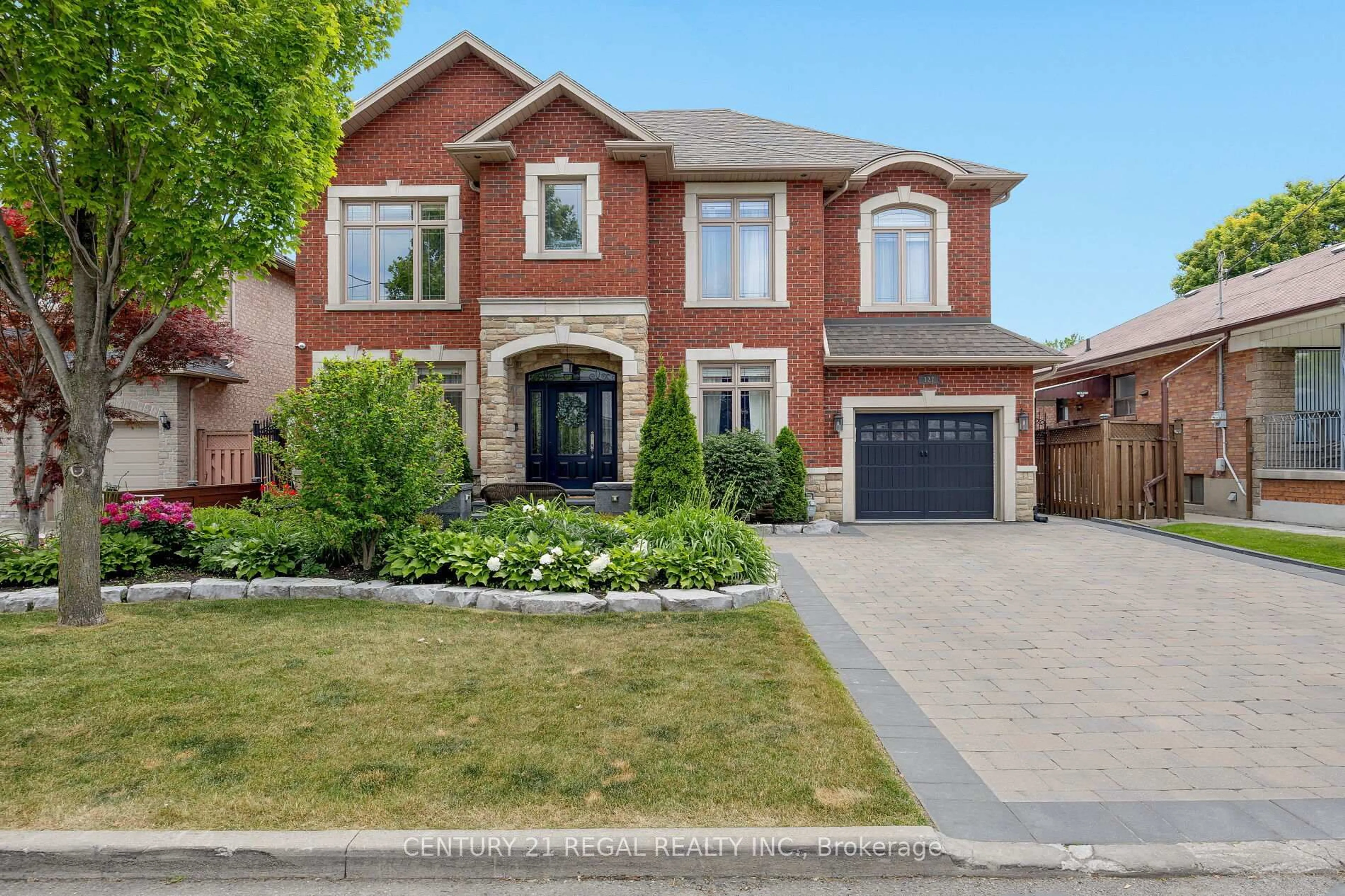 Home with brick exterior material, street for 127 Sultana Ave, Toronto Ontario M6A 1T6