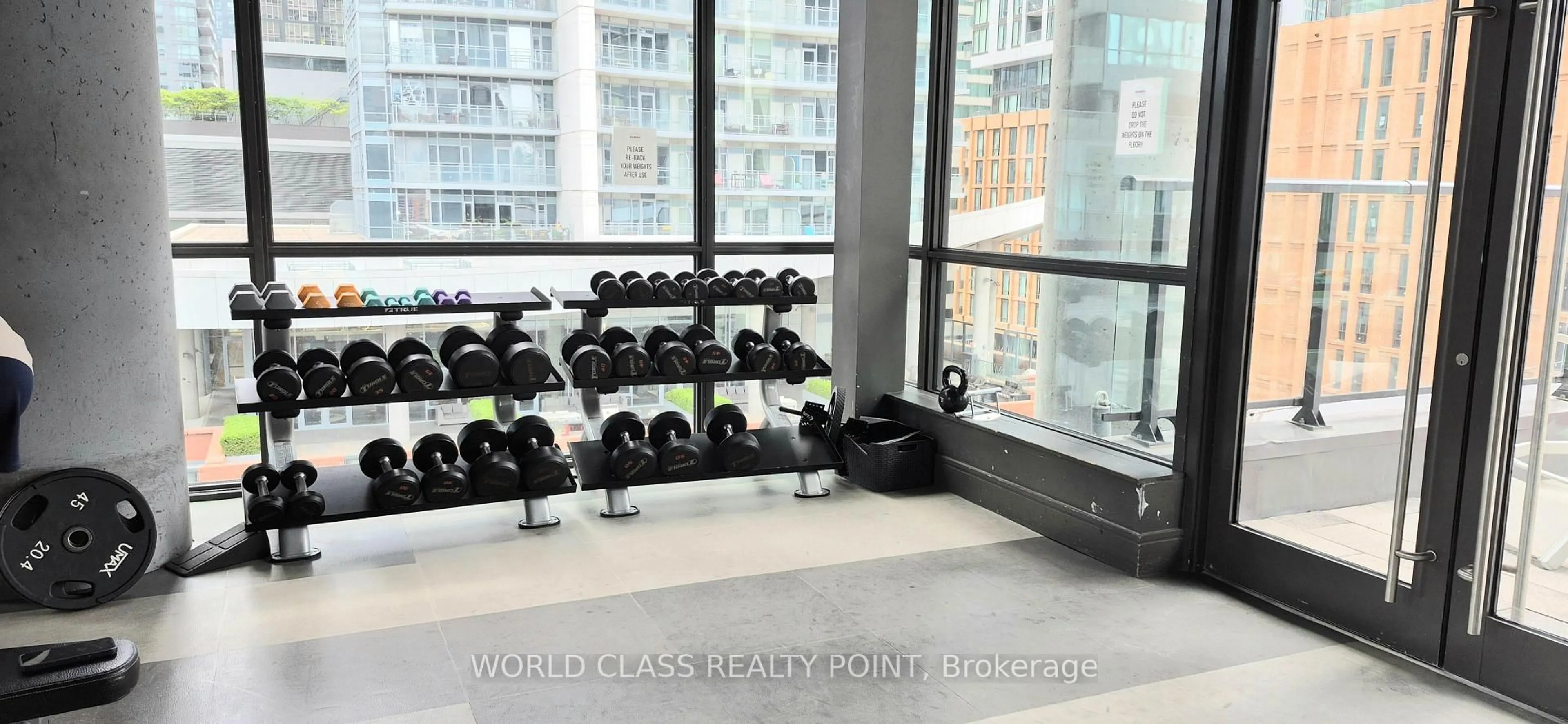 Gym or fitness room for 290 Adelaide St #1006, Toronto Ontario M5V 0P3