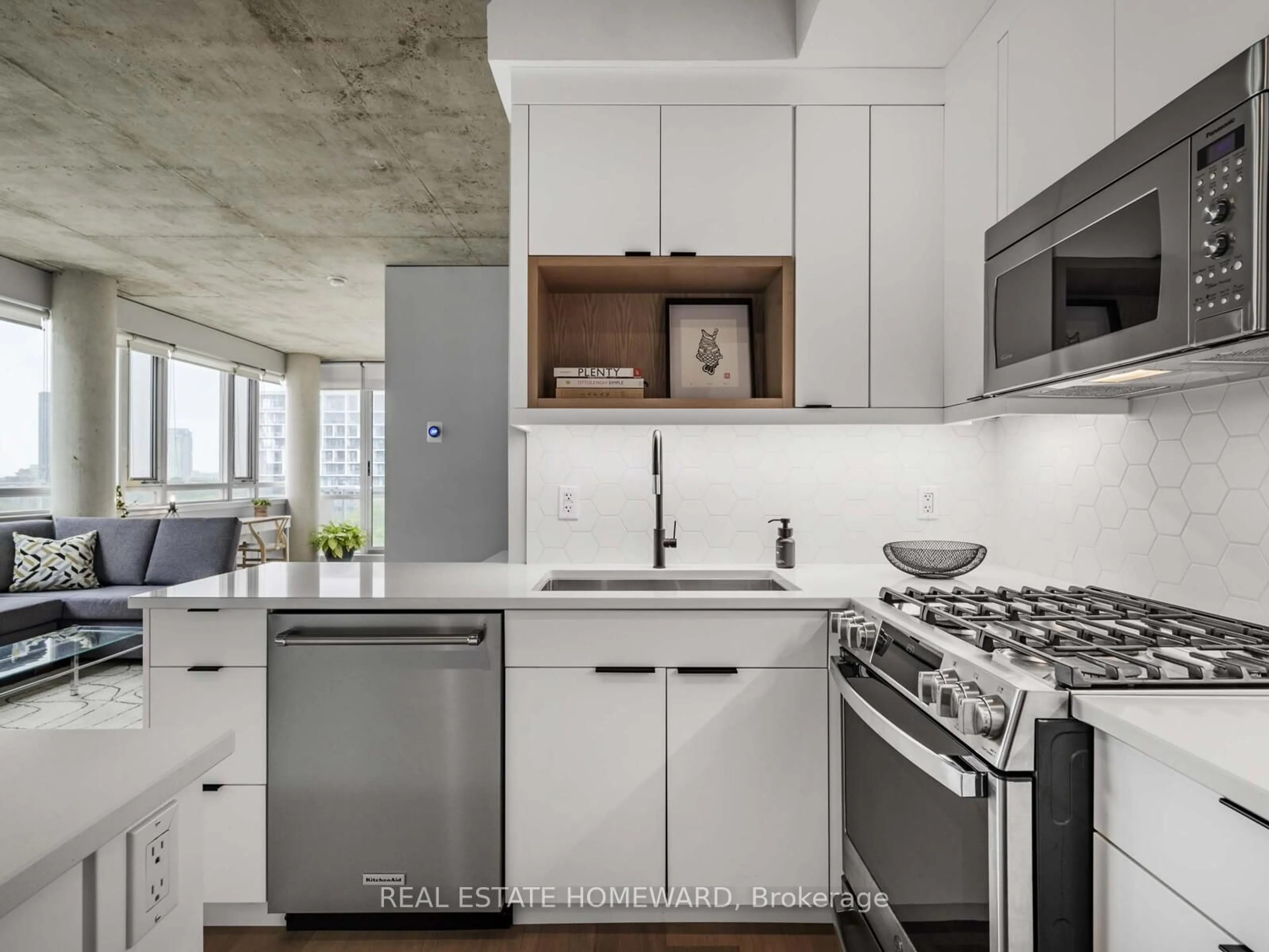 Open concept kitchen, unknown for 38 Niagara St #706, Toronto Ontario M5V 3X1