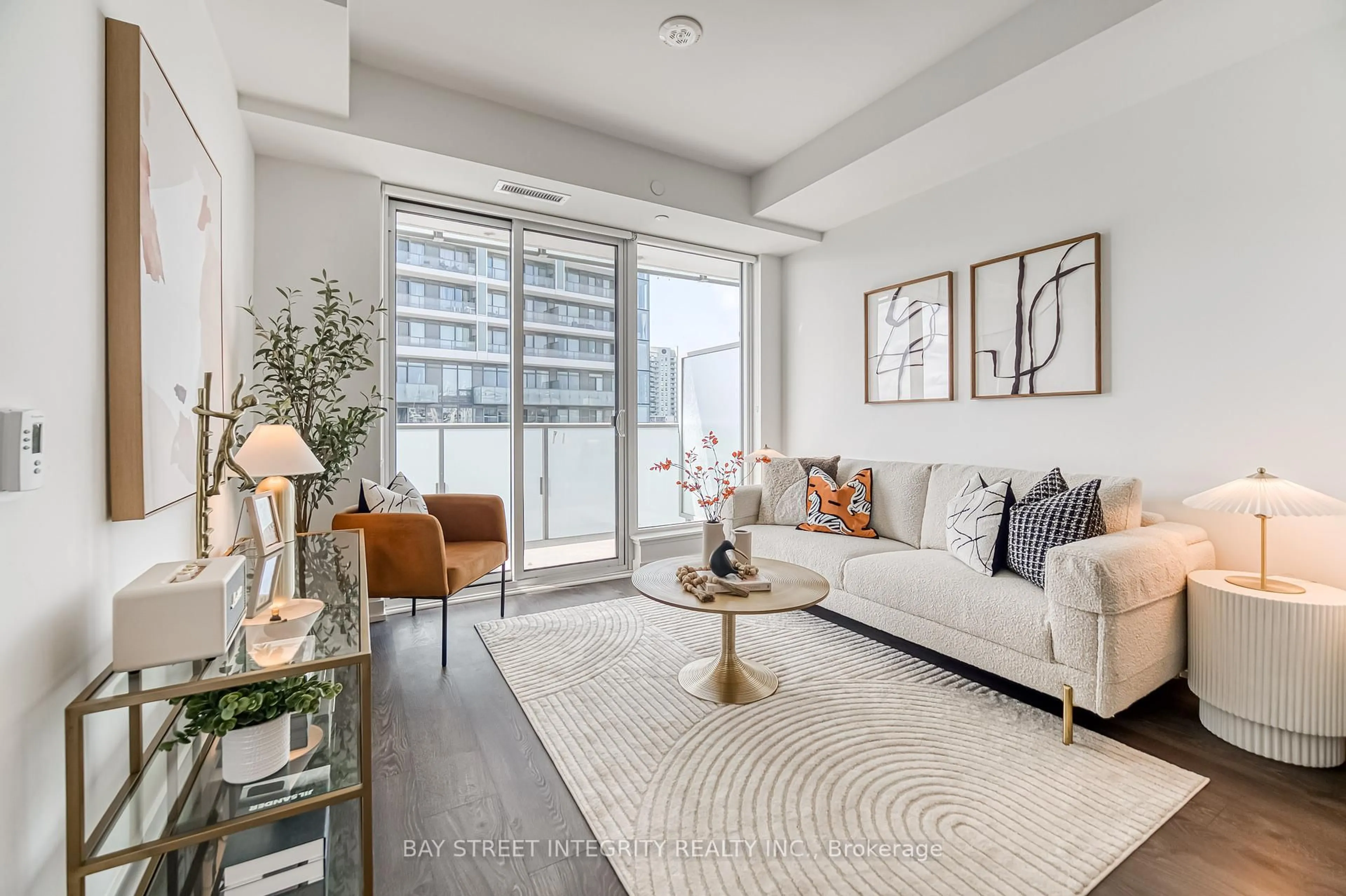 Living room with furniture, unknown for 7 Golden Lion Hts #N1008, Toronto Ontario M2M 0C1