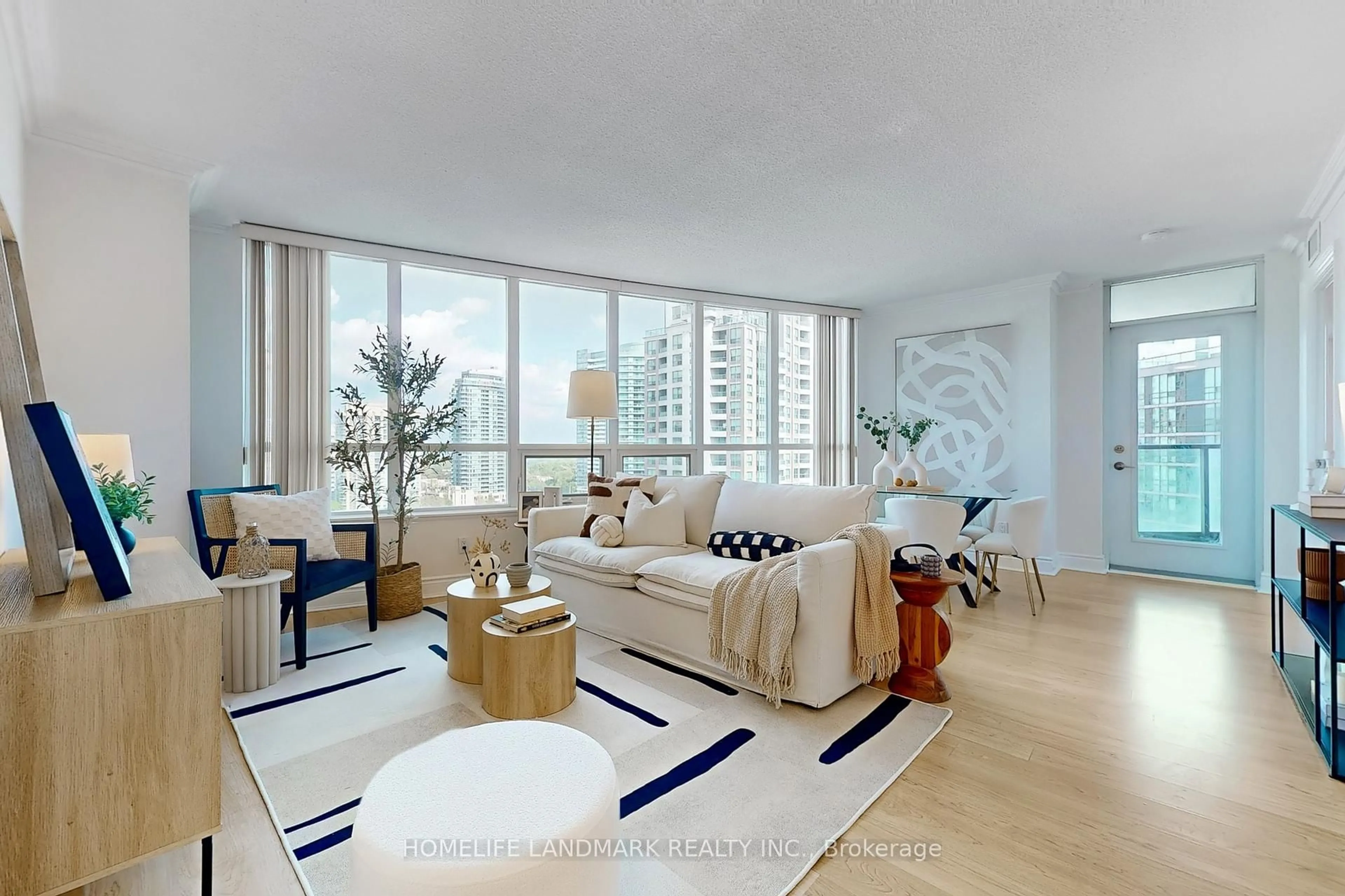 Living room with furniture, unknown for 15 Greenview Ave #1405, Toronto Ontario M2M 4M7