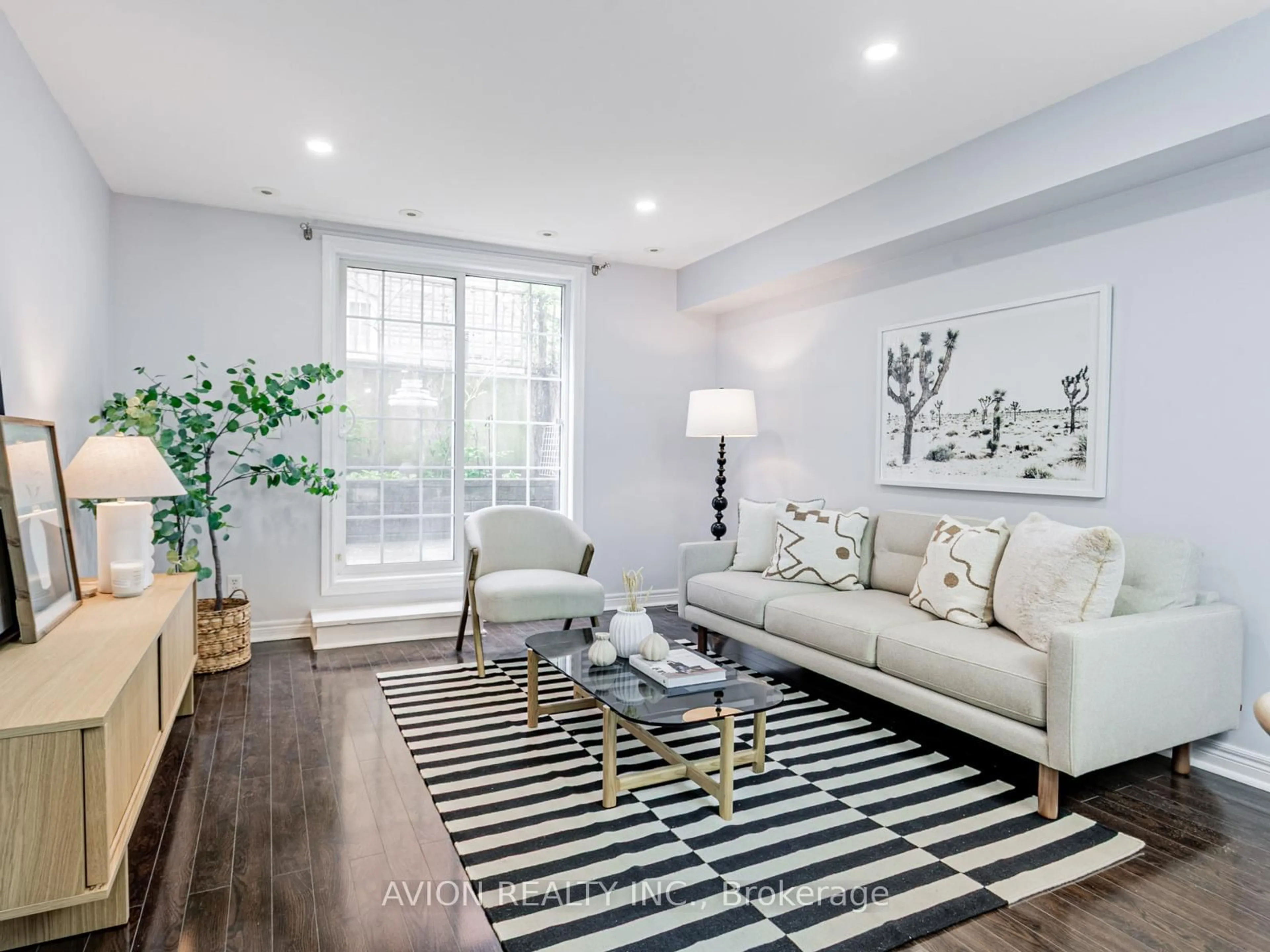 Living room with furniture, unknown for 45 Cedarcroft Blvd #11, Toronto Ontario M2R 3Y2