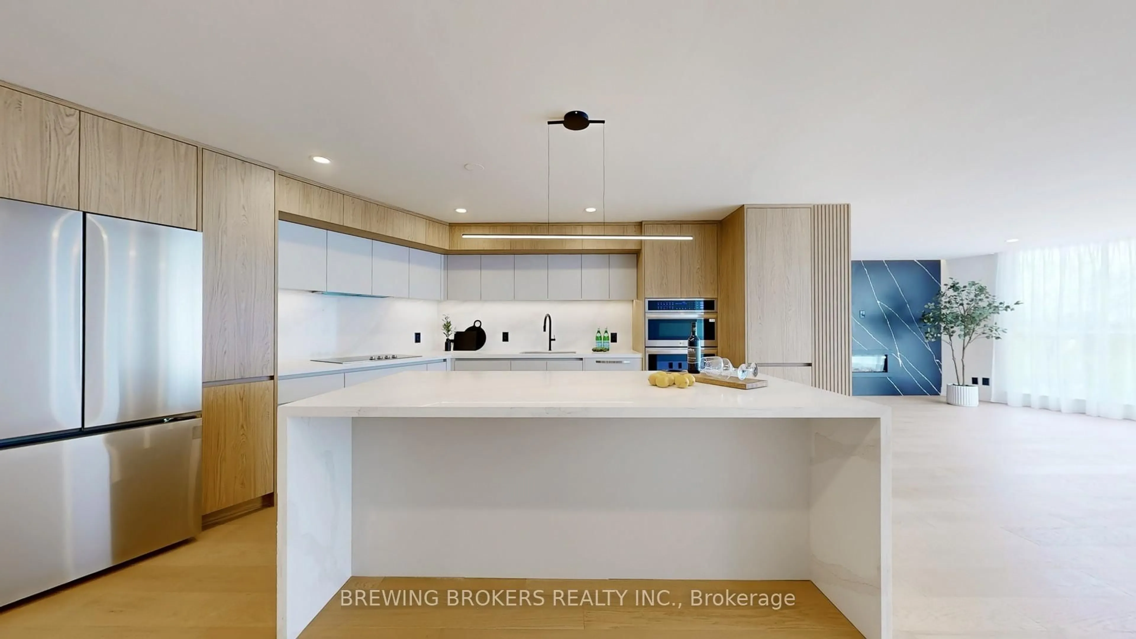 Contemporary kitchen, ceramic/tile floor for 85 Skymark Dr #501, Toronto Ontario M2H 3P2