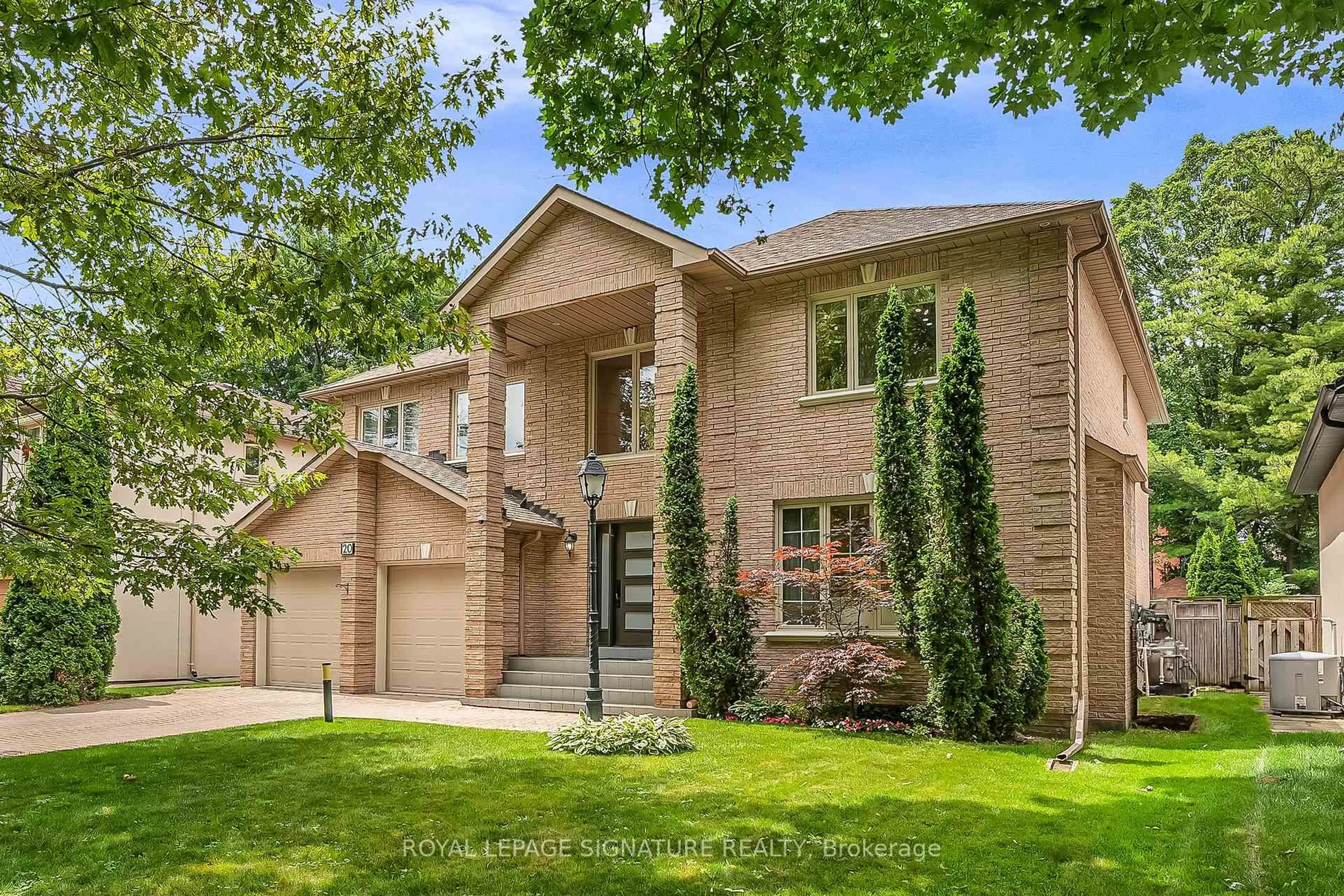 Home with brick exterior material, street for 20 Hurlingham Cres, Toronto Ontario M3B 2R1
